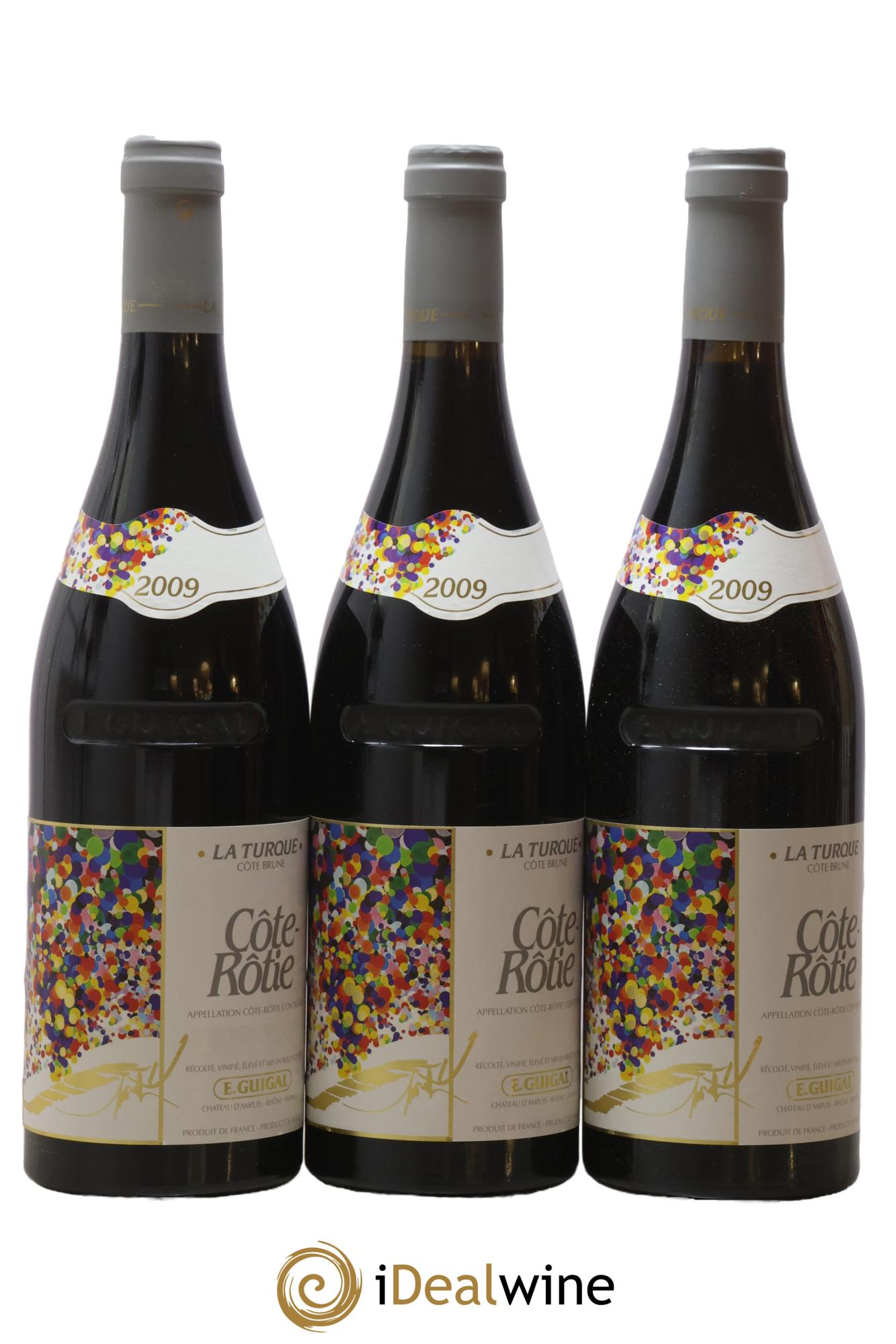 Côte-Rôtie La Turque Guigal 2009 - Lot de 6 bouteilles - 1