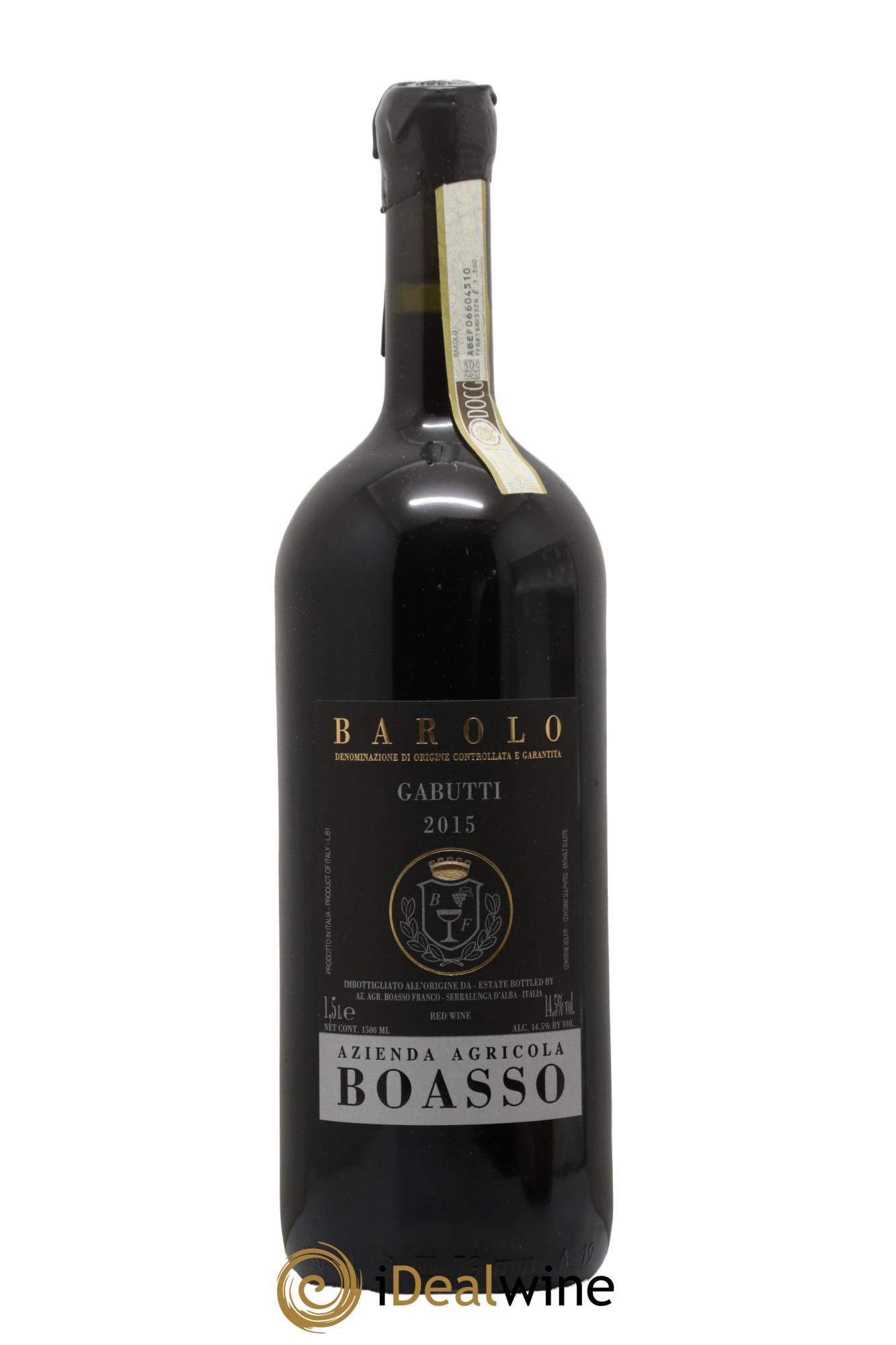 Barolo DOCG Gabutti Boasso 2015 - Lot de 1 magnum - 0
