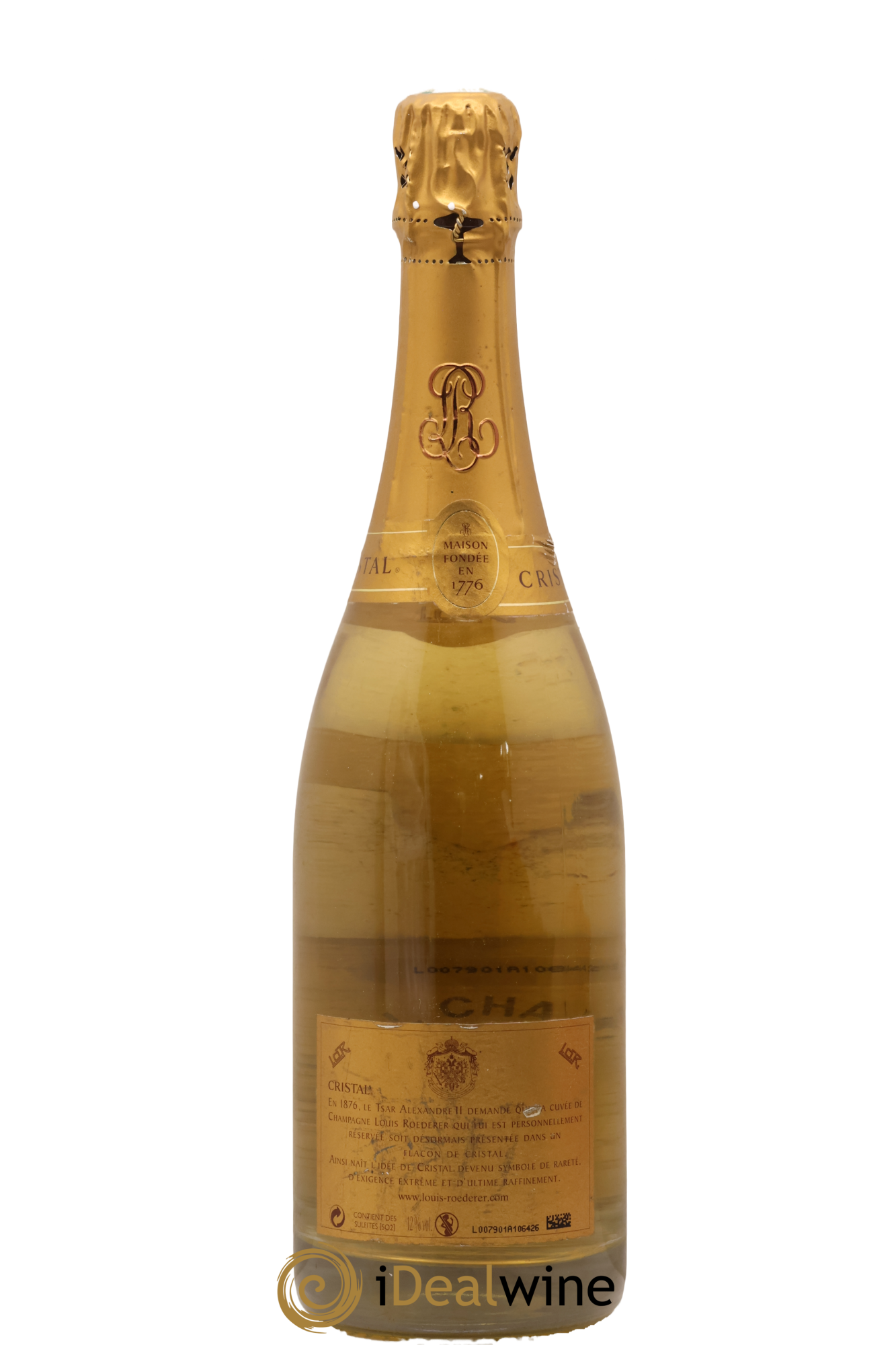 Cristal Louis Roederer 2002 - Posten von 1 Flasche - 1