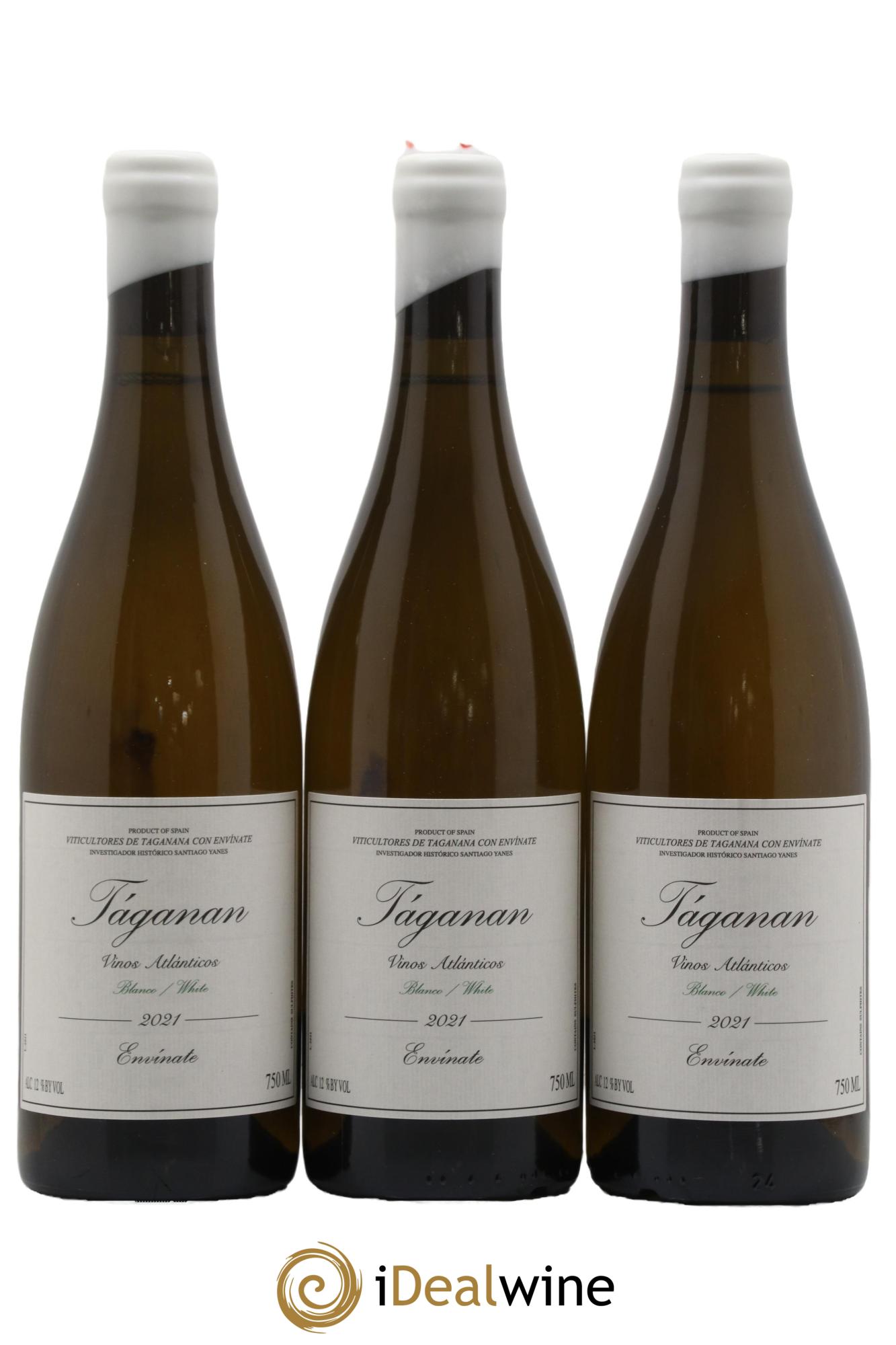 Vinos Atlántico Táganan Blanco Envinate 2021 - Lot de 3 bouteilles - 0