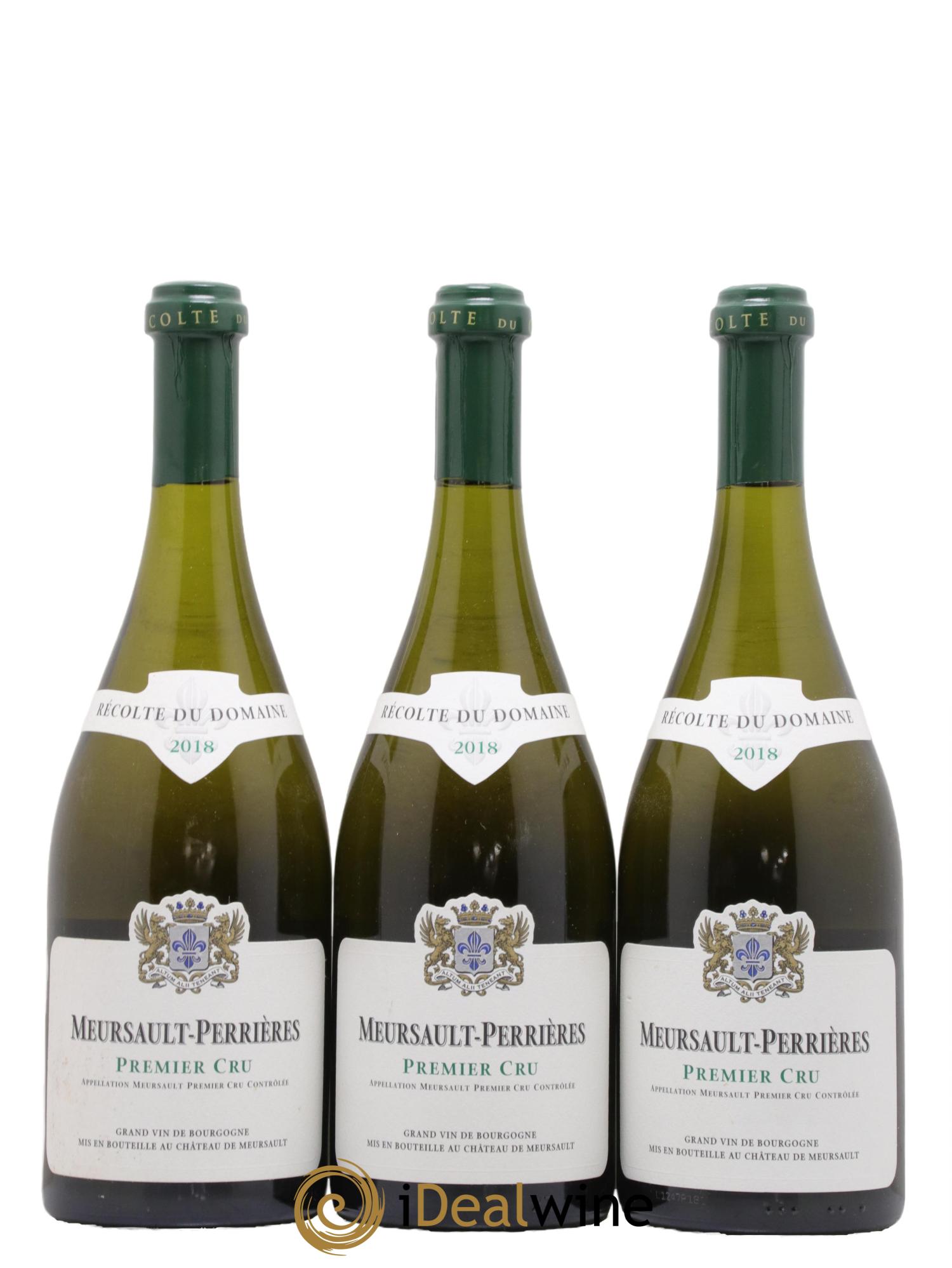 Meursault 1er Cru Perrières Château de Meursault 2018 - Lot de 3 bouteilles - 0