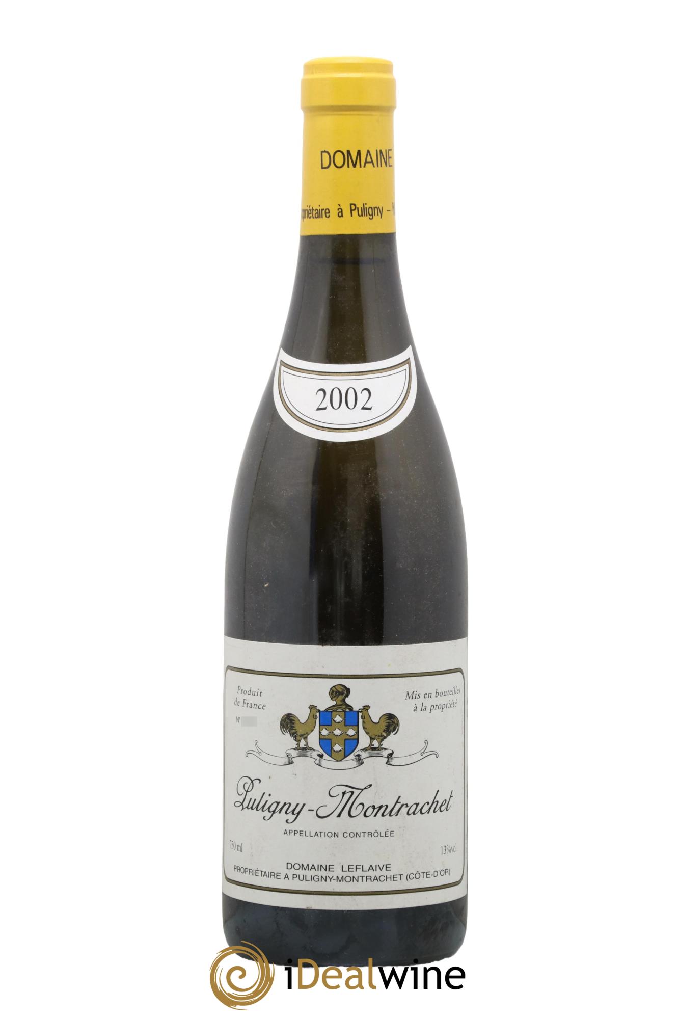 Puligny-Montrachet Leflaive (Domaine) 2002 - Lot de 1 bouteille - 0