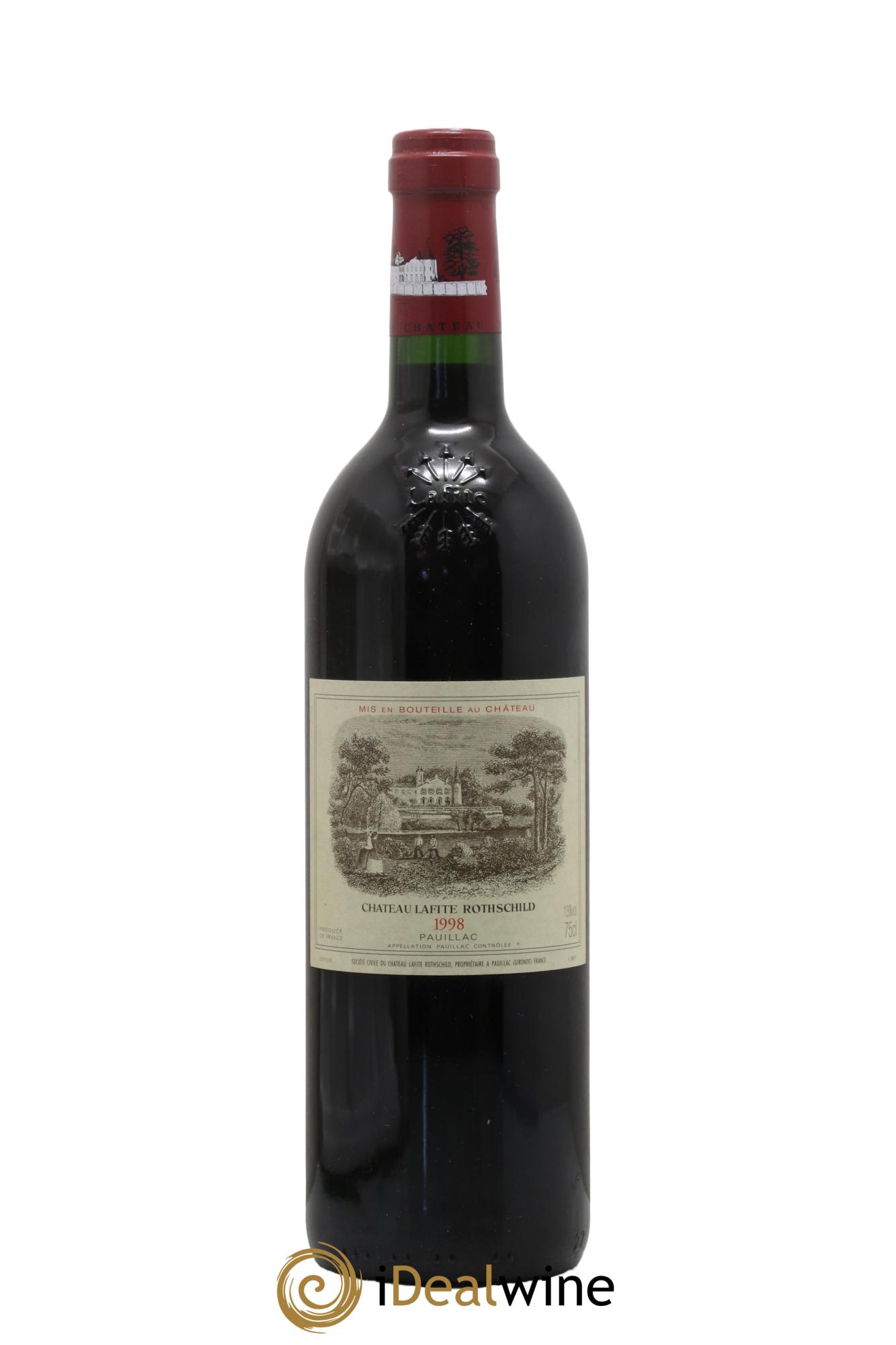Château Lafite Rothschild 1er Grand Cru Classé 1998 - Posten von 1 Flasche - 0