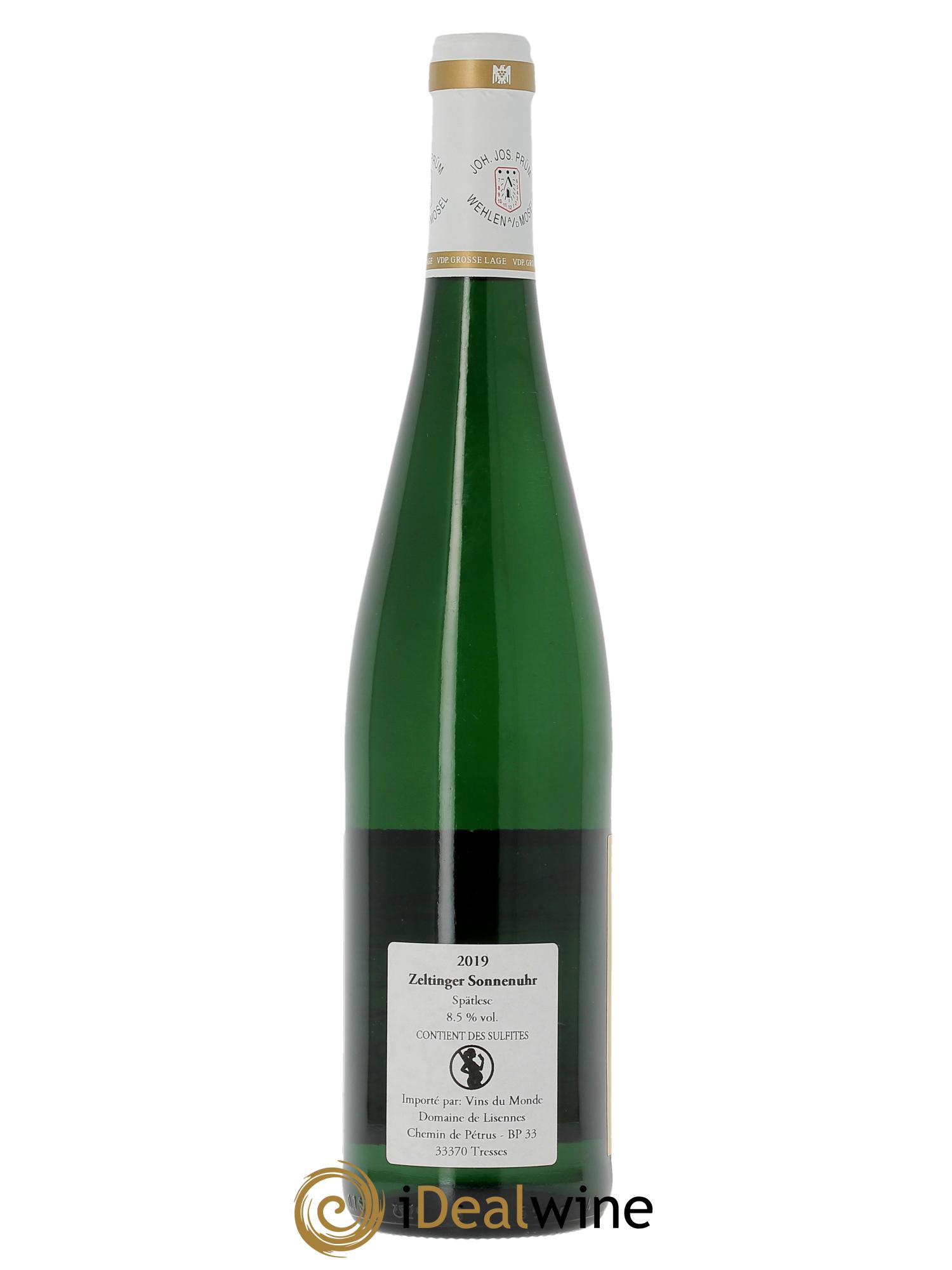 Riesling Joh. Jos. Prum Zeltinger Sonnenhur Auslese 2019 - Lot de 1 bouteille - 2