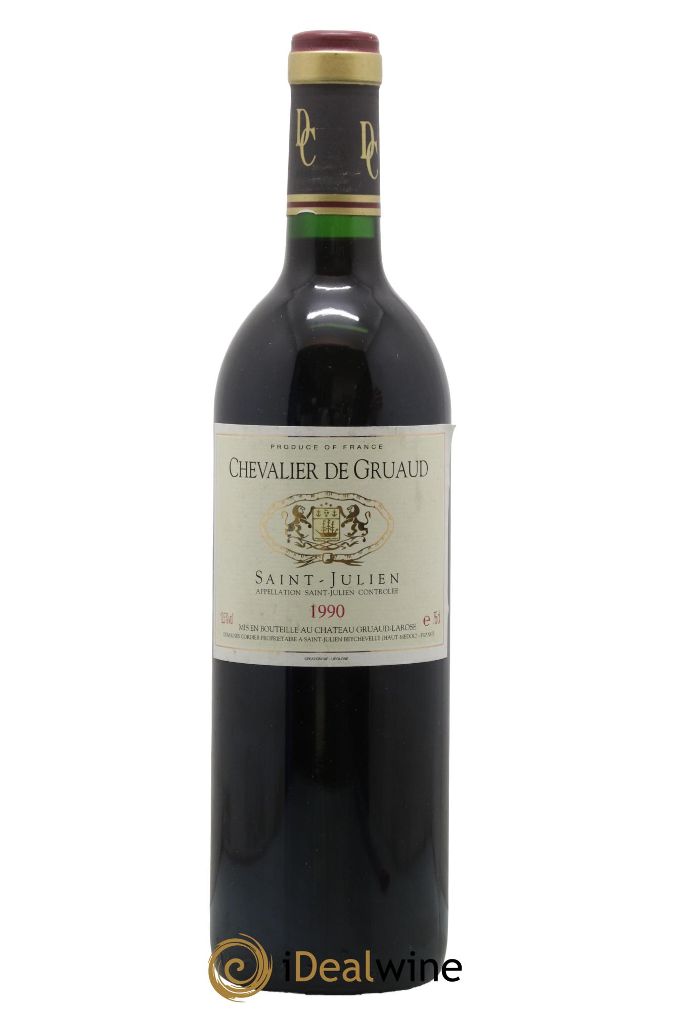 Saint-Julien Chevalier de Gruaud 1990 - Lot de 1 bouteille - 0
