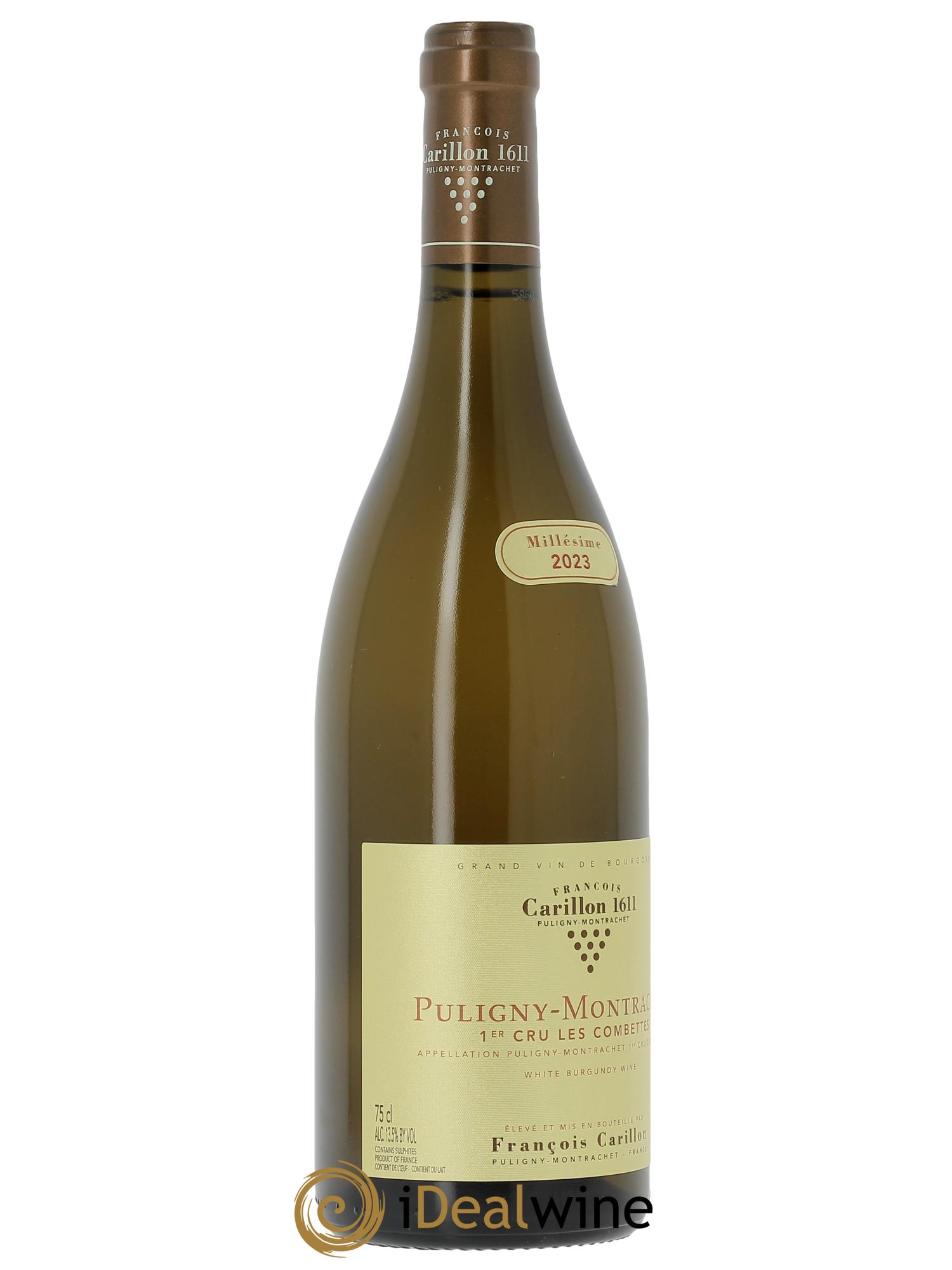 Puligny-Montrachet 1er Cru Les Combettes François Carillon  2023 - Lot de 1 bouteille - 2