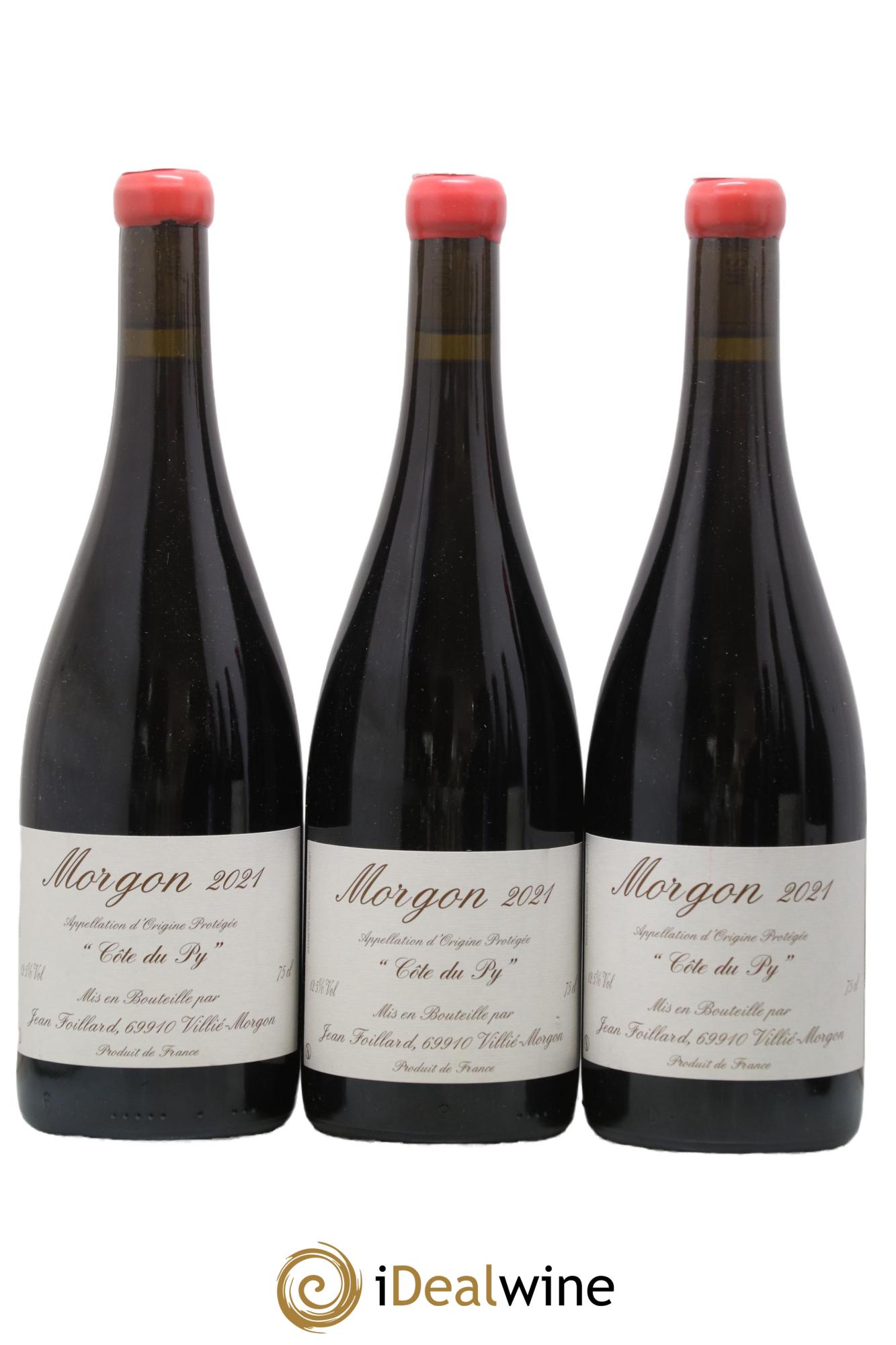 Morgon Côte du Py Jean Foillard 2021 - Lotto di 3 bottiglie - 0