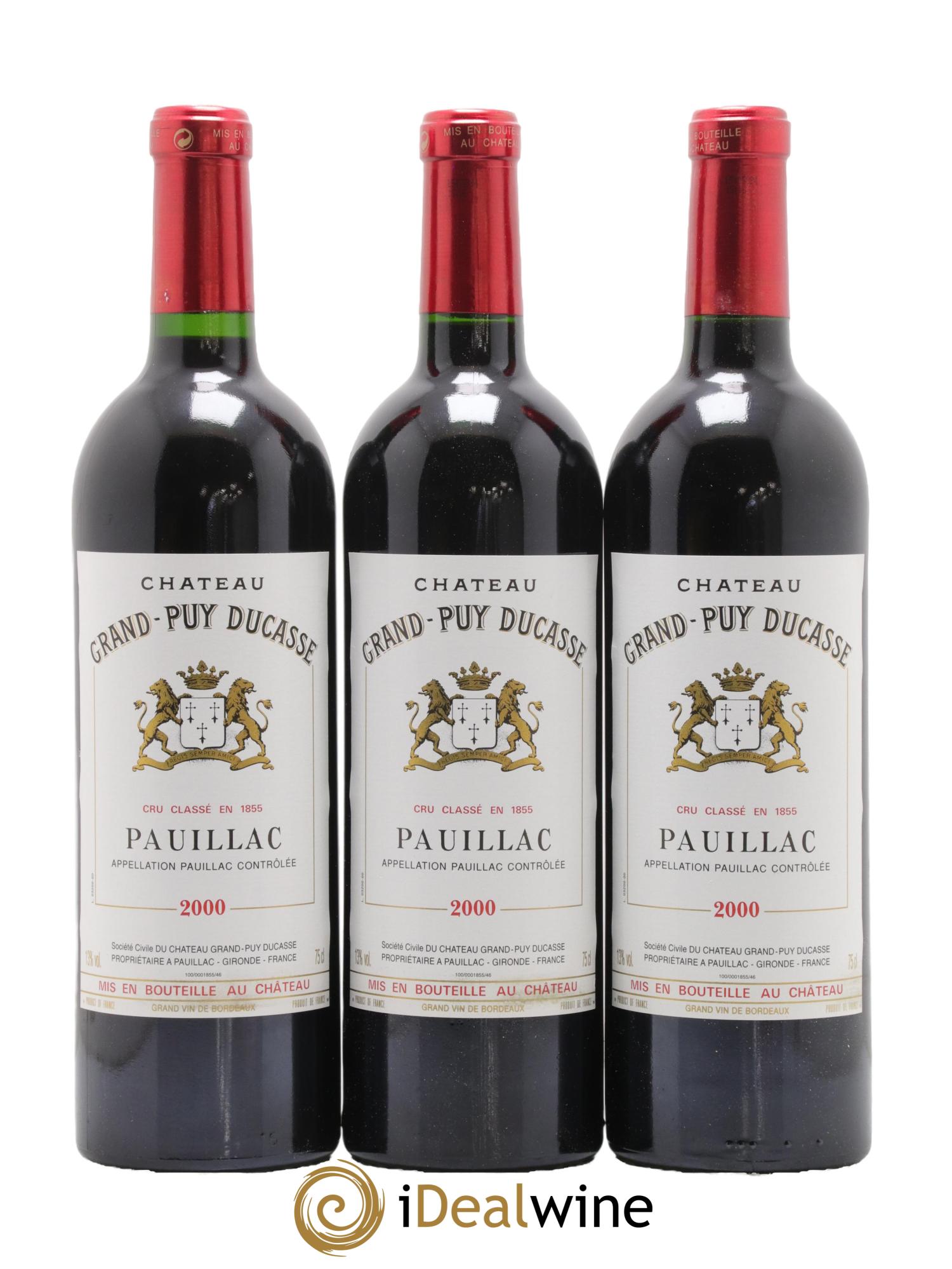 Château Grand Puy Ducasse 5ème Grand Cru Classé 2000 - Posten von 12 Flaschen - 4