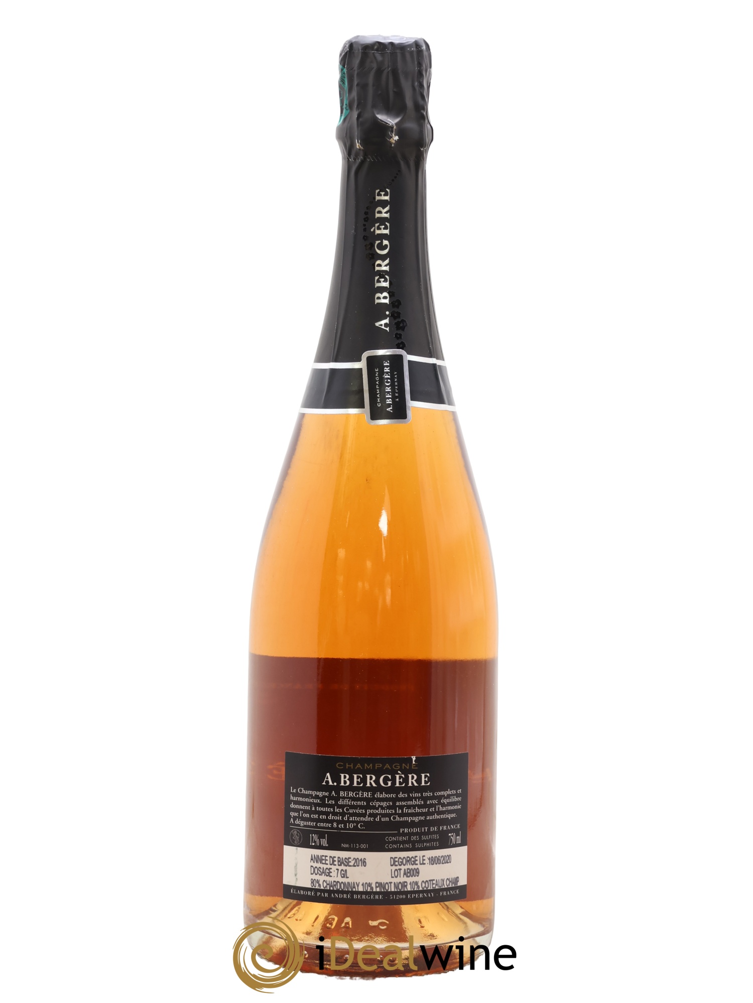 Champagne - A. Bergere - Lot of 1 bottle - 1