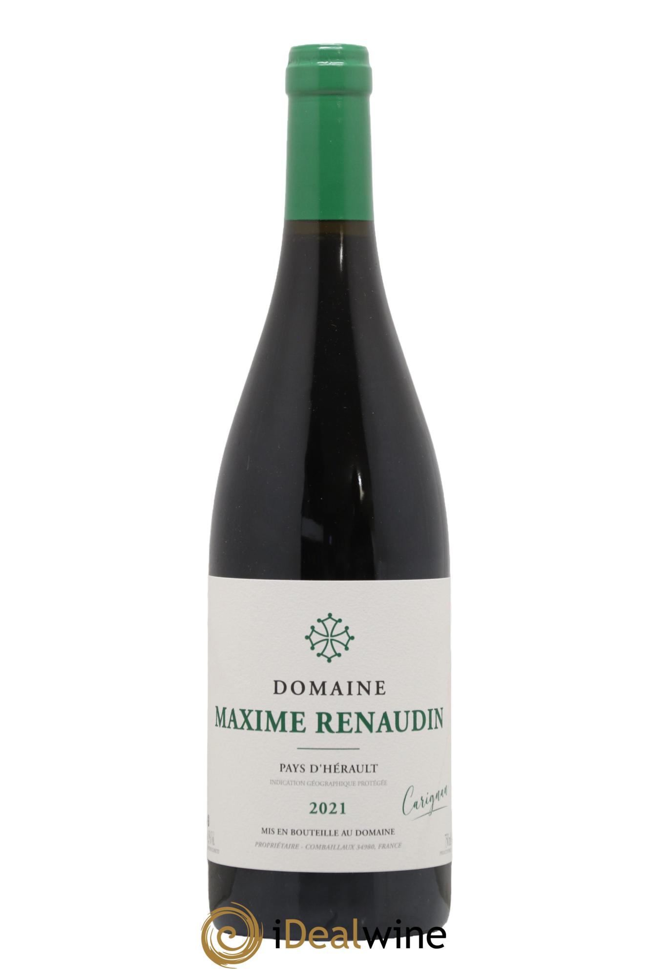 Pays d'Hérault Carignan Domaine Maxime Renaudin 2021 - Lot de 1 bouteille - 0
