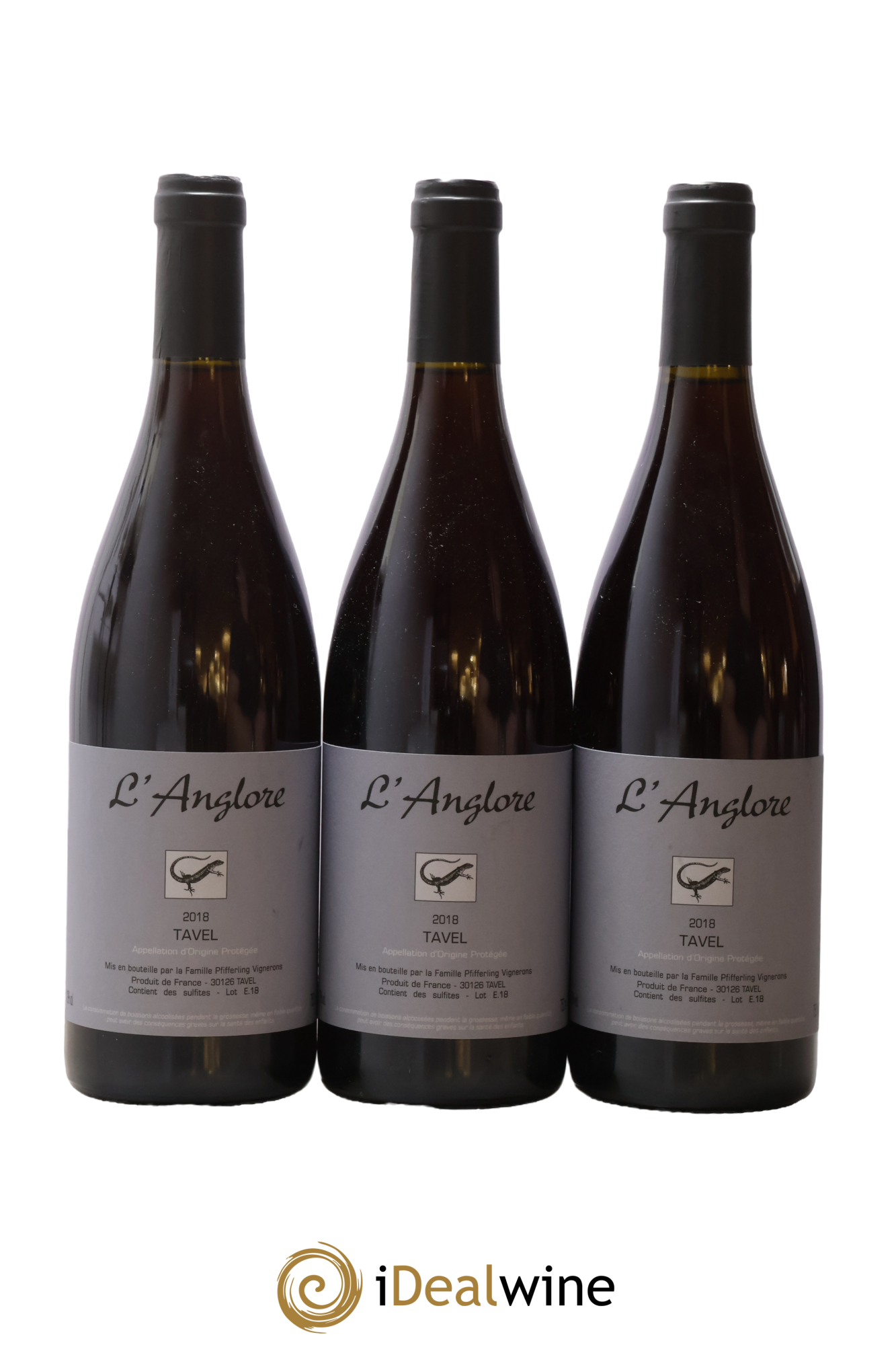 Tavel L'Anglore 2018 - Lot de 3 bouteilles - 0