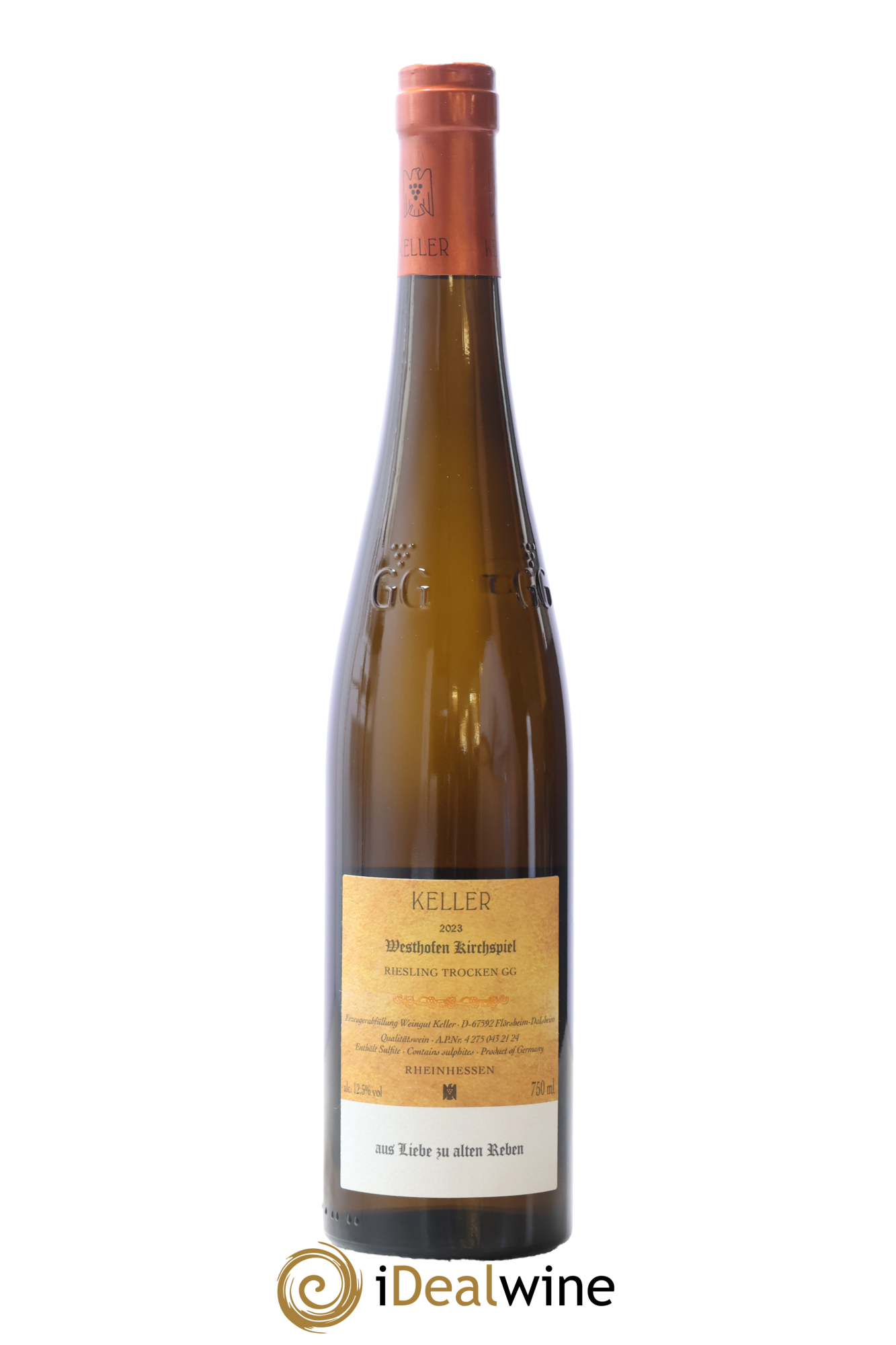 Riesling Trocken Westhofen Kirchspiel Keller 2023 - Lot de 1 bouteille - 1