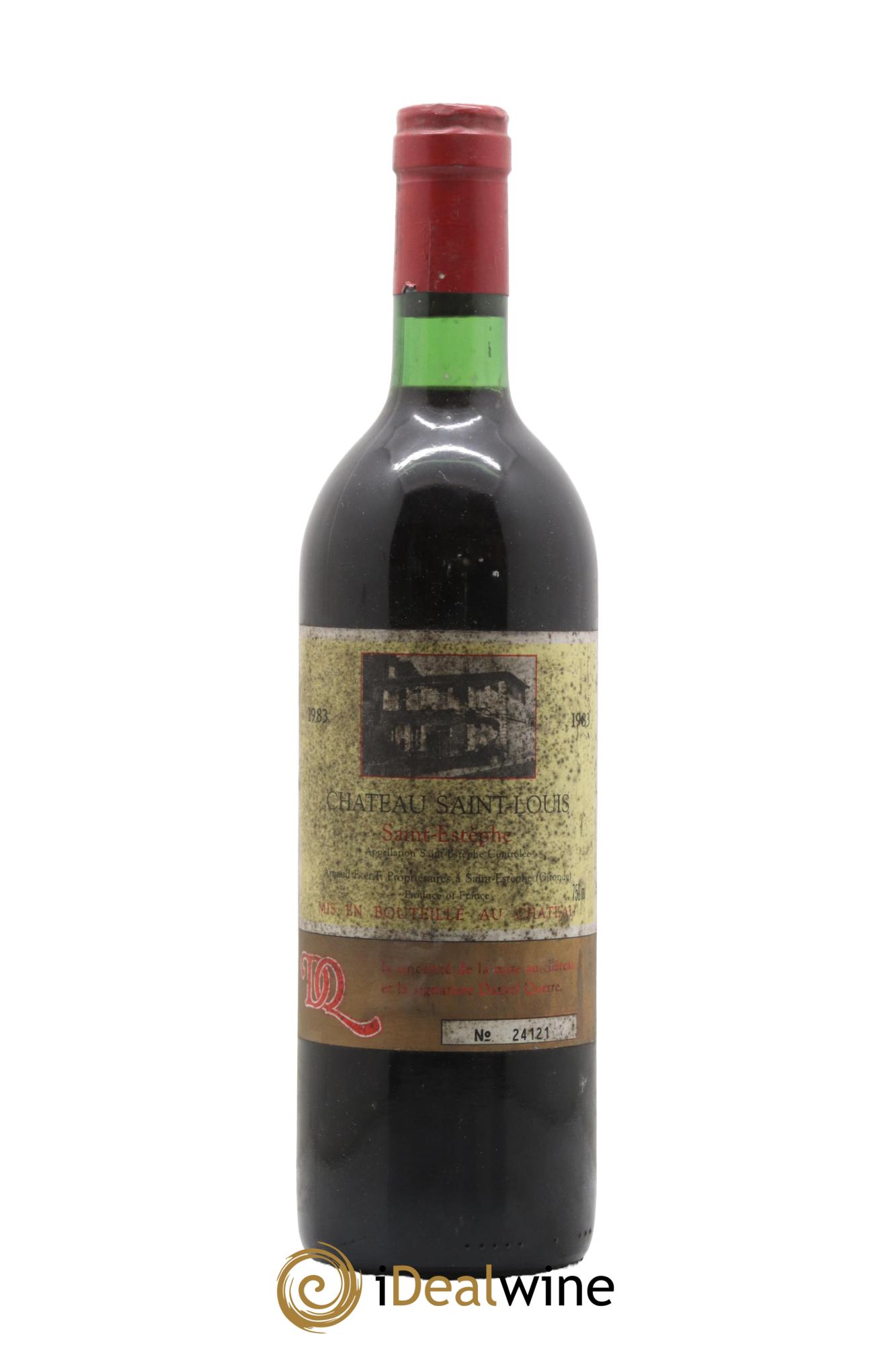 Saint-Estèphe Château Saint-Louis 1983 - Lot de 1 bouteille - 0