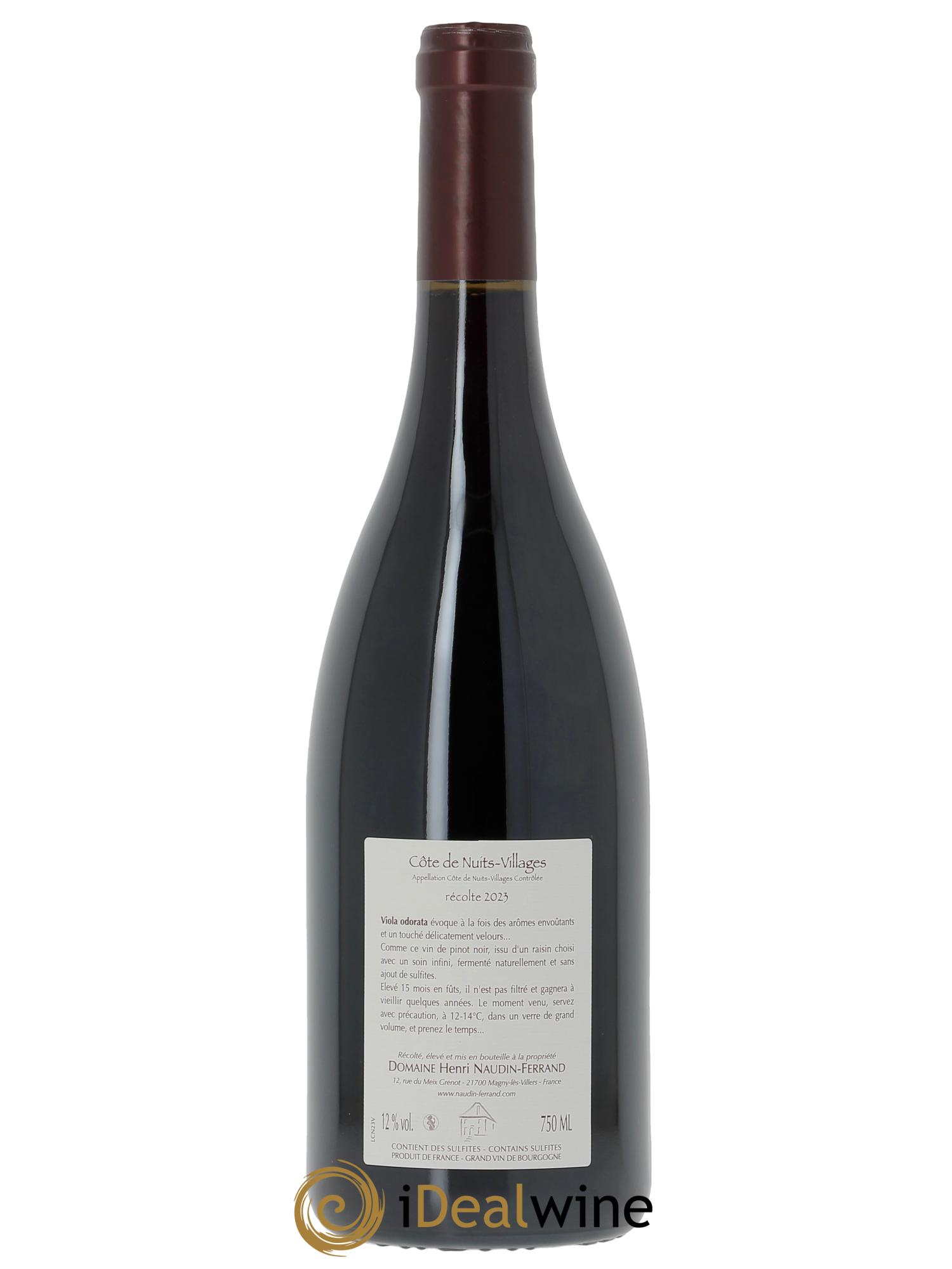 Côte de Nuits-Villages Viola Odorata Naudin-Ferrand (Domaine)  2023 - Lotto di 1 bottiglia - 1