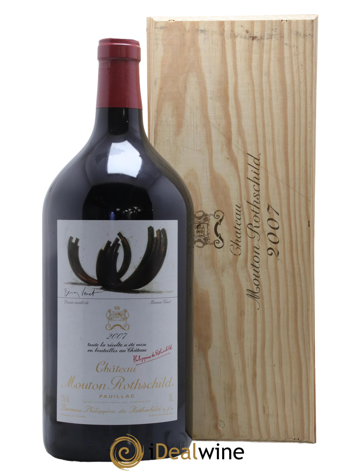 Château Mouton Rothschild 1er Grand Cru Classé 2007 - Lot de 1 double magnum - 1