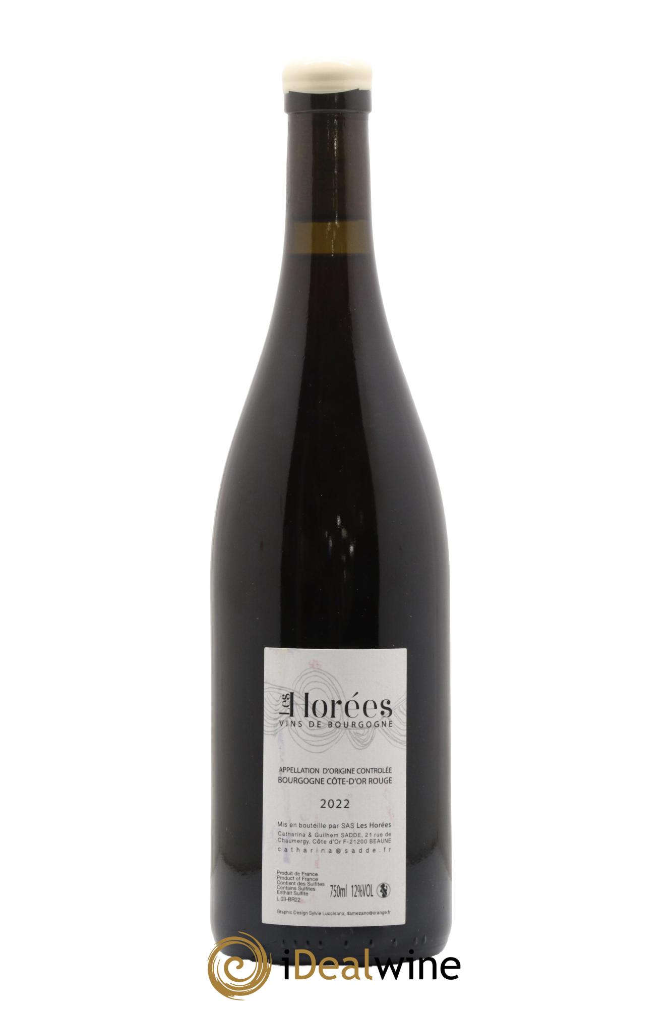 Bourgogne Le Vieux Sage Les Horées 2022 - Lot de 1 bouteille - 1