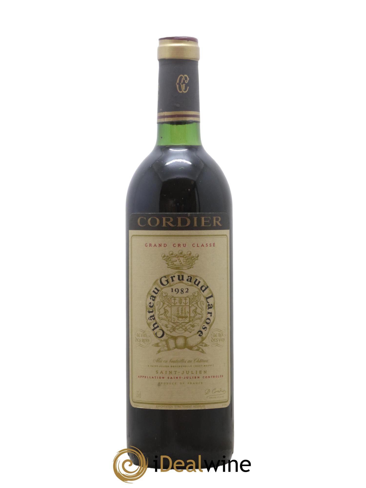 Château Gruaud Larose 2ème Grand Cru Classé 1982 - Lot de 1 bouteille - 0