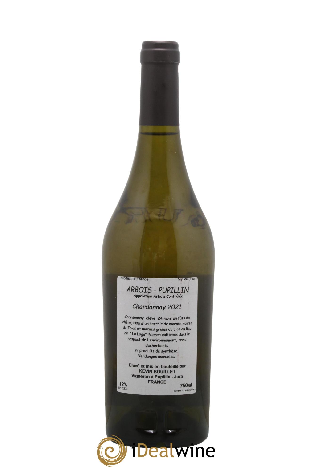 Arbois Pupillin Chardonnay Kevin Bouillet 2021 - Lot de 1 bouteille - 1