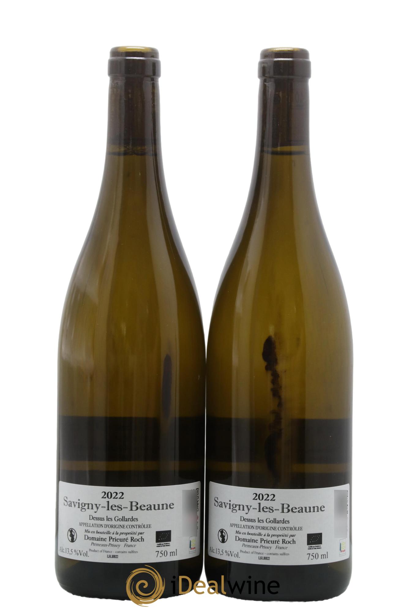Savigny-lès-Beaune Dessus Les Gollardes Prieuré Roch 2022 - Lotto di 2 bottiglie - 1