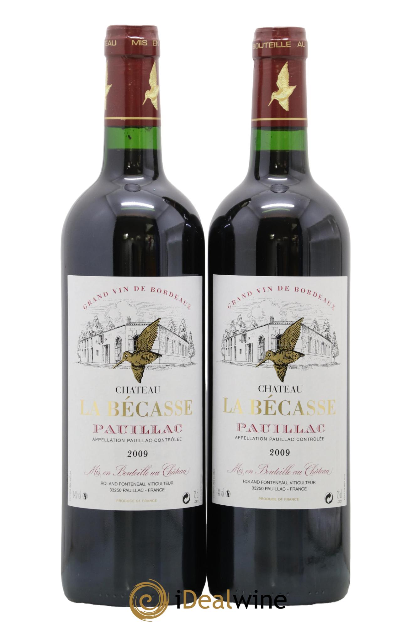 Château la Bécasse 2009 - Posten von 2 Flaschen - 0
