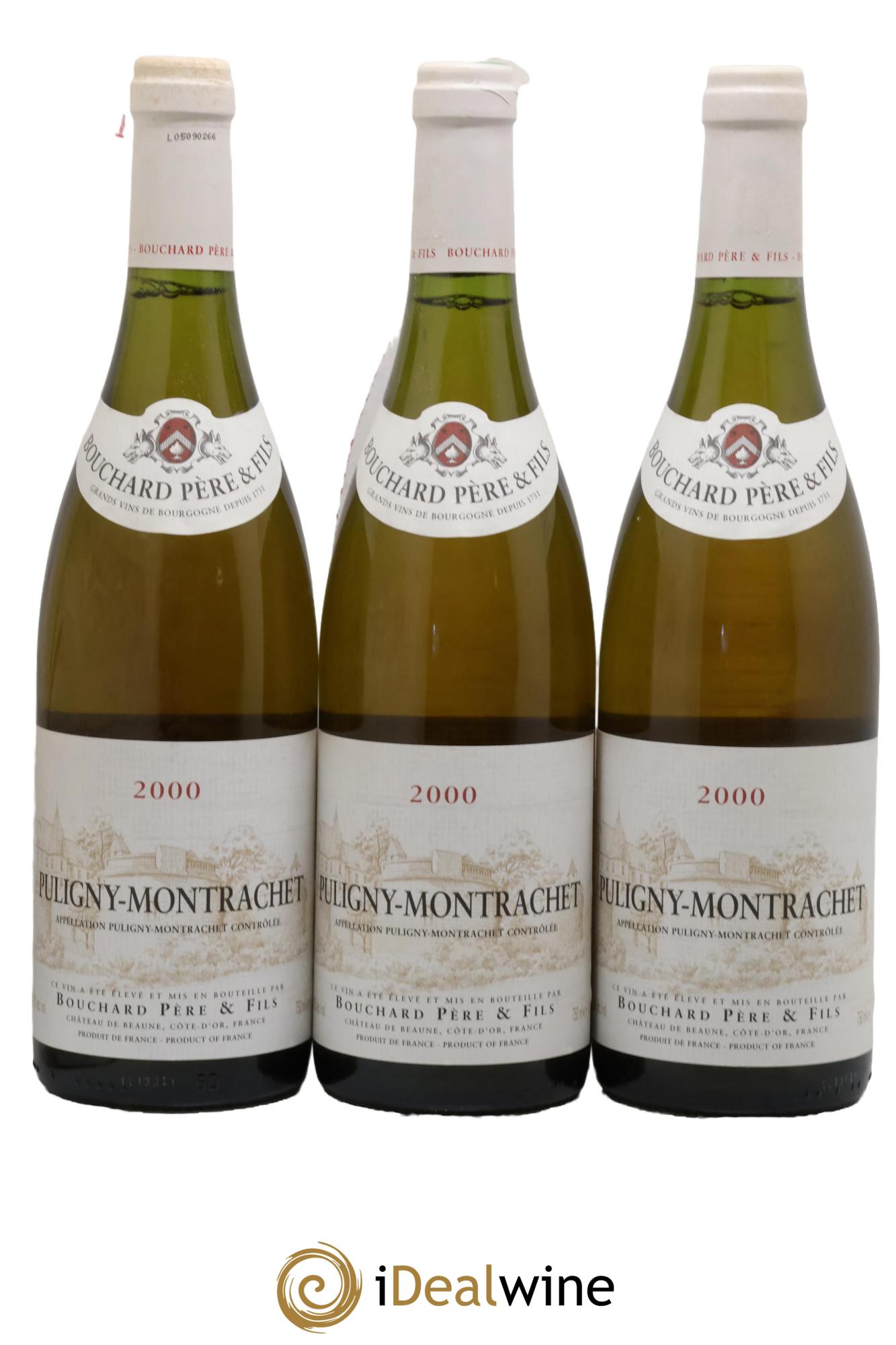 Puligny-Montrachet Bouchard Père & Fils 2000 - Lot of 3 bottles - 0