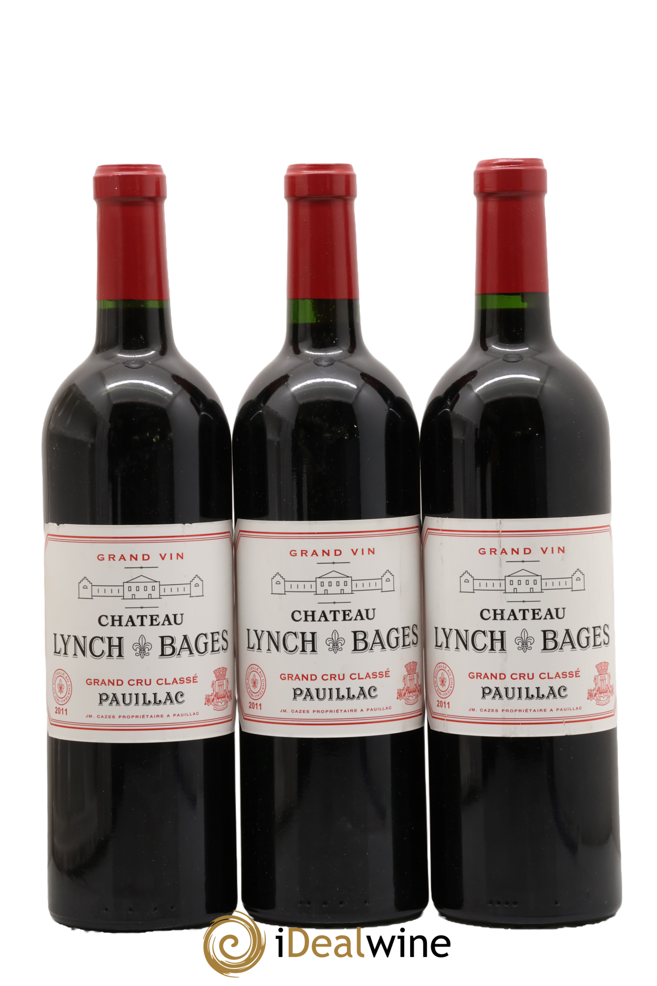 Château Lynch Bages 5ème Grand Cru Classé 2011 - Lot de 3 bouteilles - 0