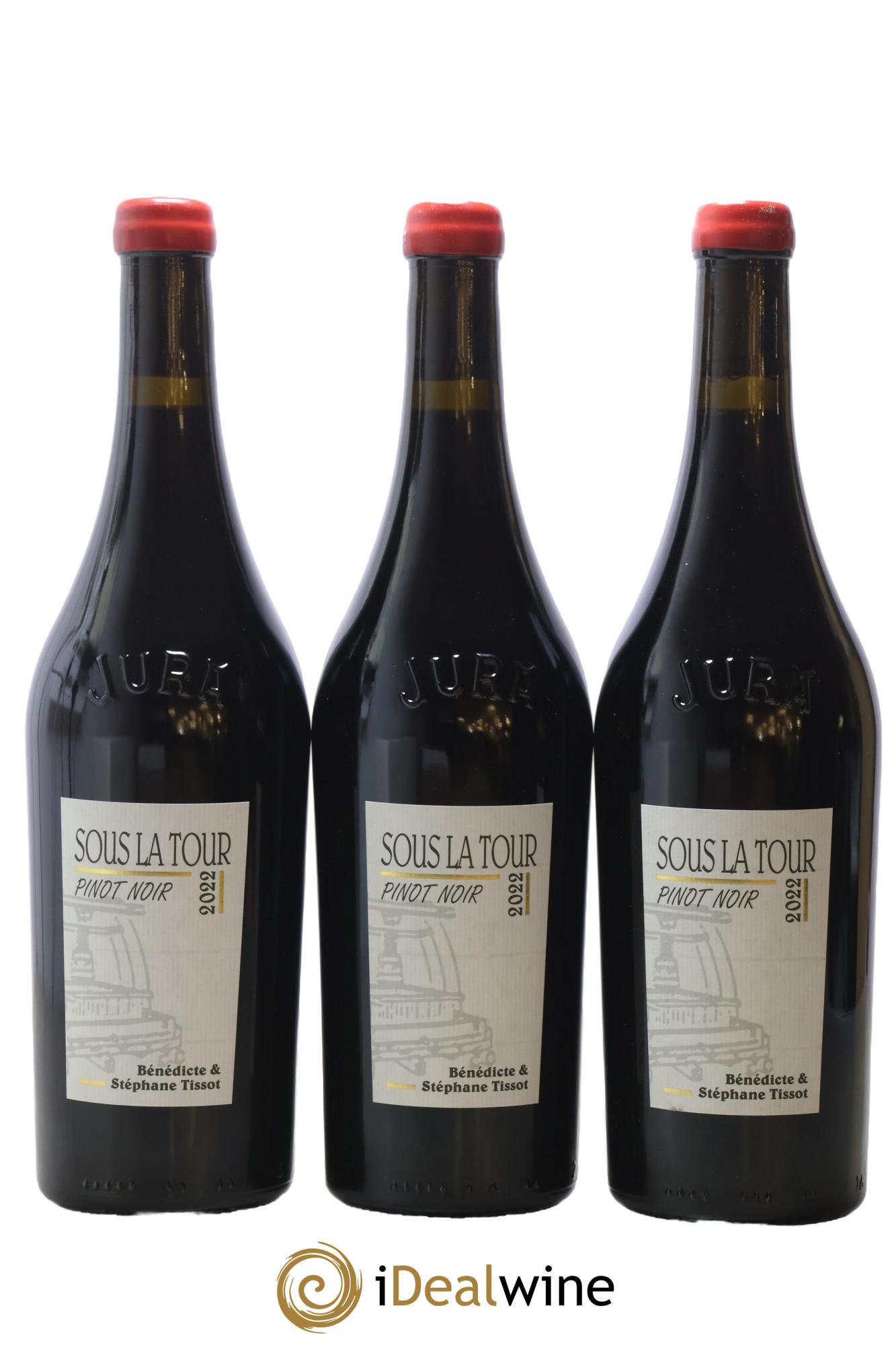 Arbois Sous la Tour Pinot Noir Bénédicte et Stéphane Tissot 2022 - Posten von 3 Flaschen - 0