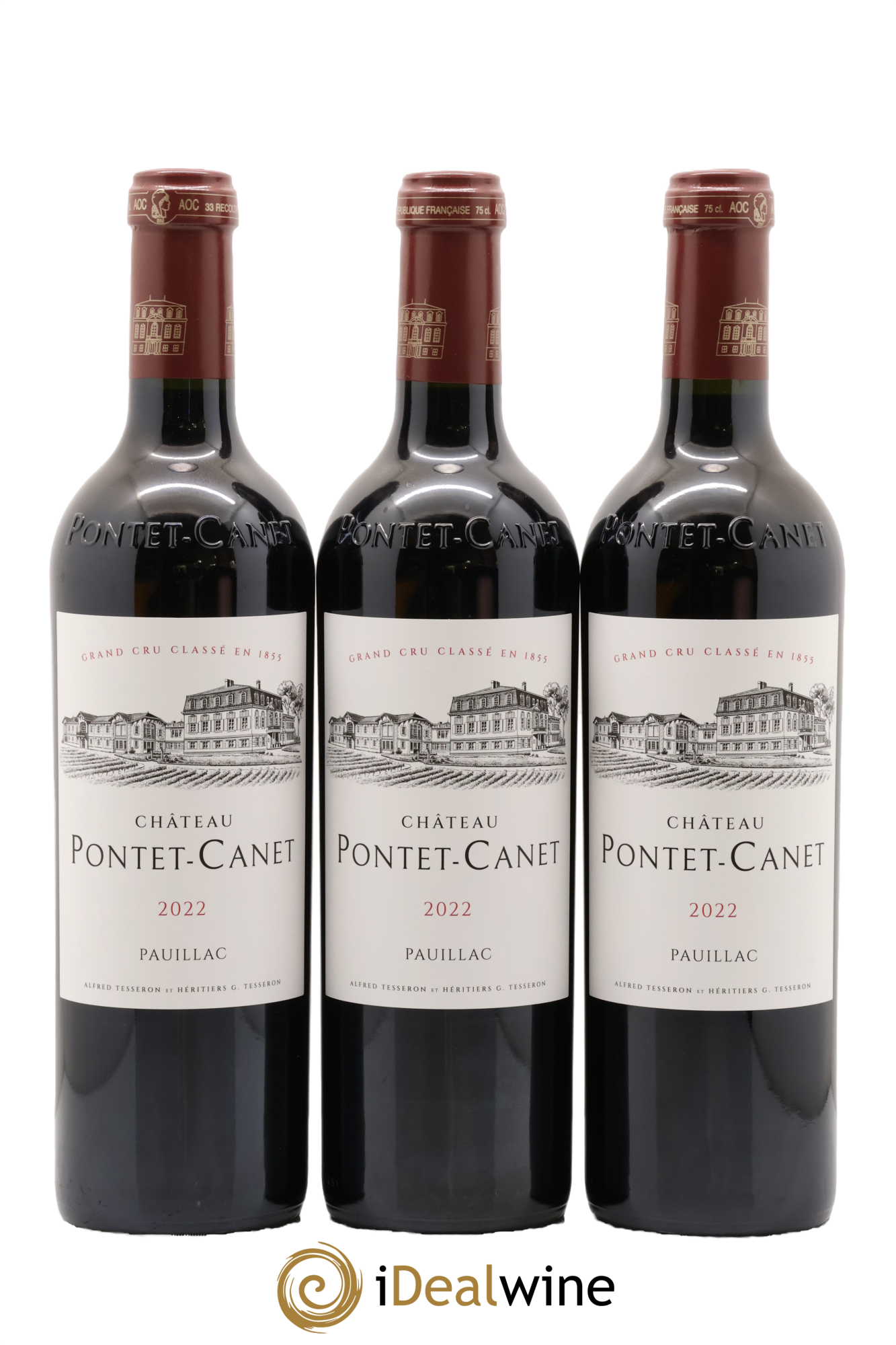 Château Pontet Canet 5ème Grand Cru Classé 2022 - Lot of 6 bottles - 1