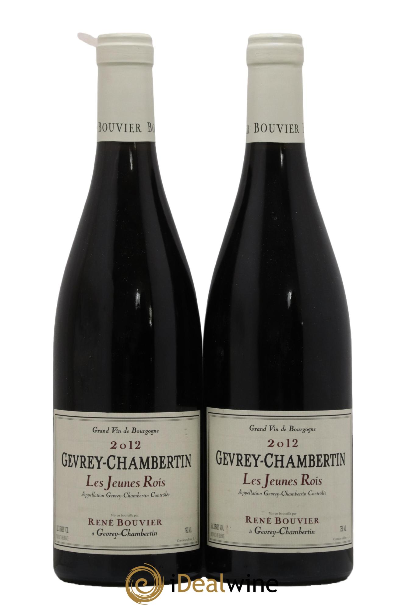 Gevrey-Chambertin Les Jeunes Rois René Bouvier (Domaine) 2012 - Lot de 2 bouteilles - 0