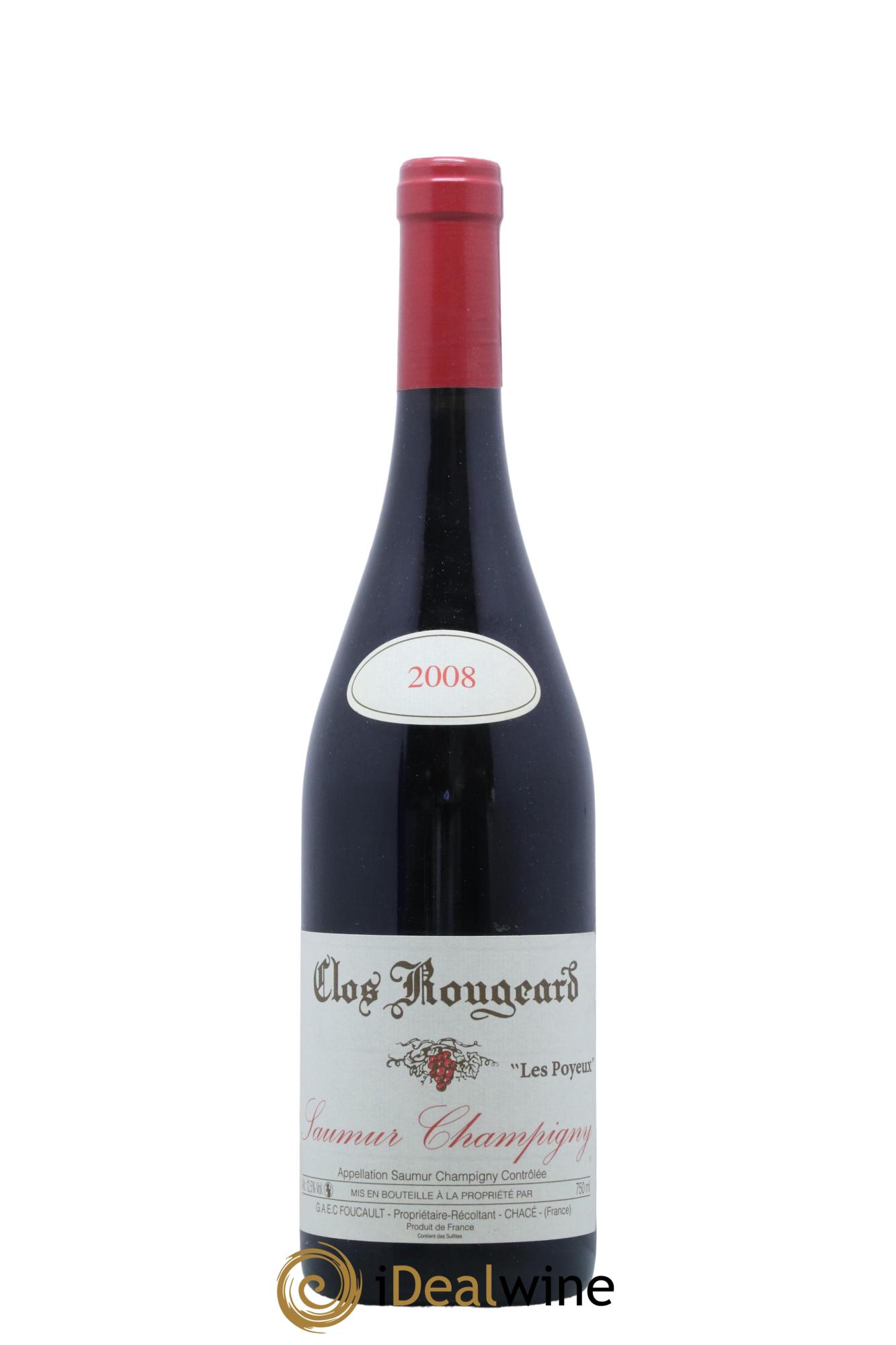 Saumur-Champigny Les Poyeux Clos Rougeard 2008 - Lot de 1 bouteille - 0
