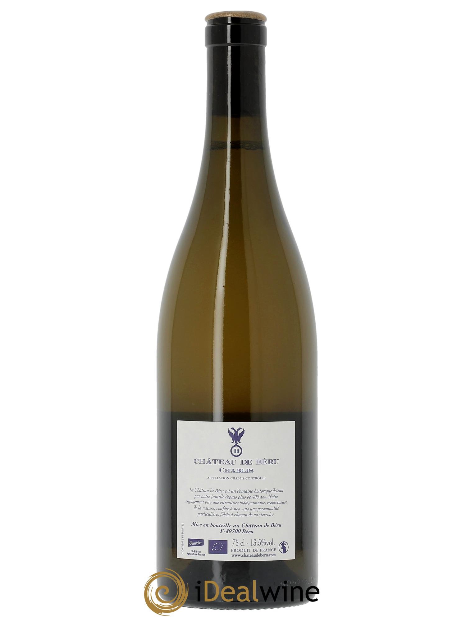 Chablis Montserre Château de Béru  2023 - Lotto di 1 bottiglia - 1