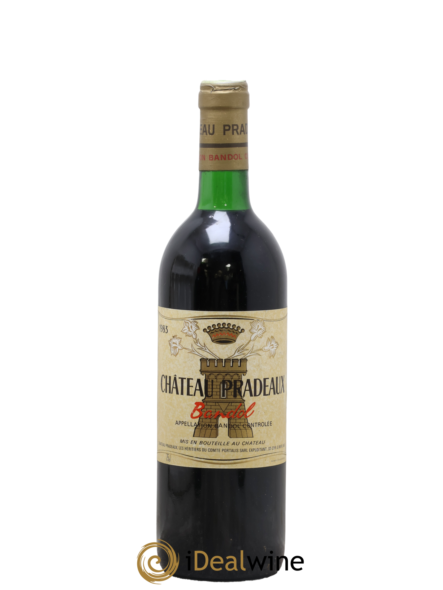Bandol Château Pradeaux Famille Portalis 1983 - Lot de 1 bouteille - 0