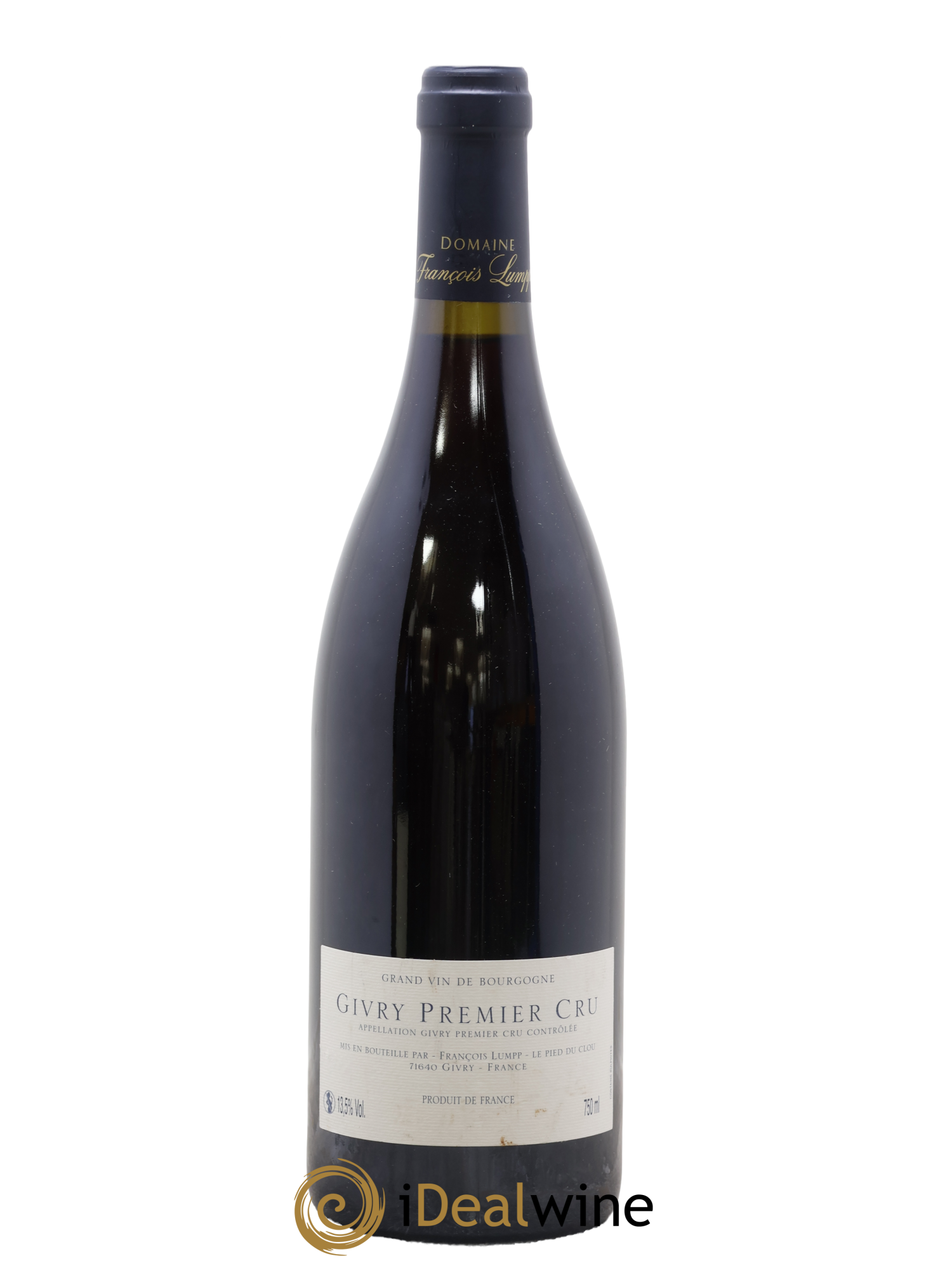 Givry 1er Cru Petit Marole François Lumpp (Domaine) 2010 - Lot de 1 bouteille - 1