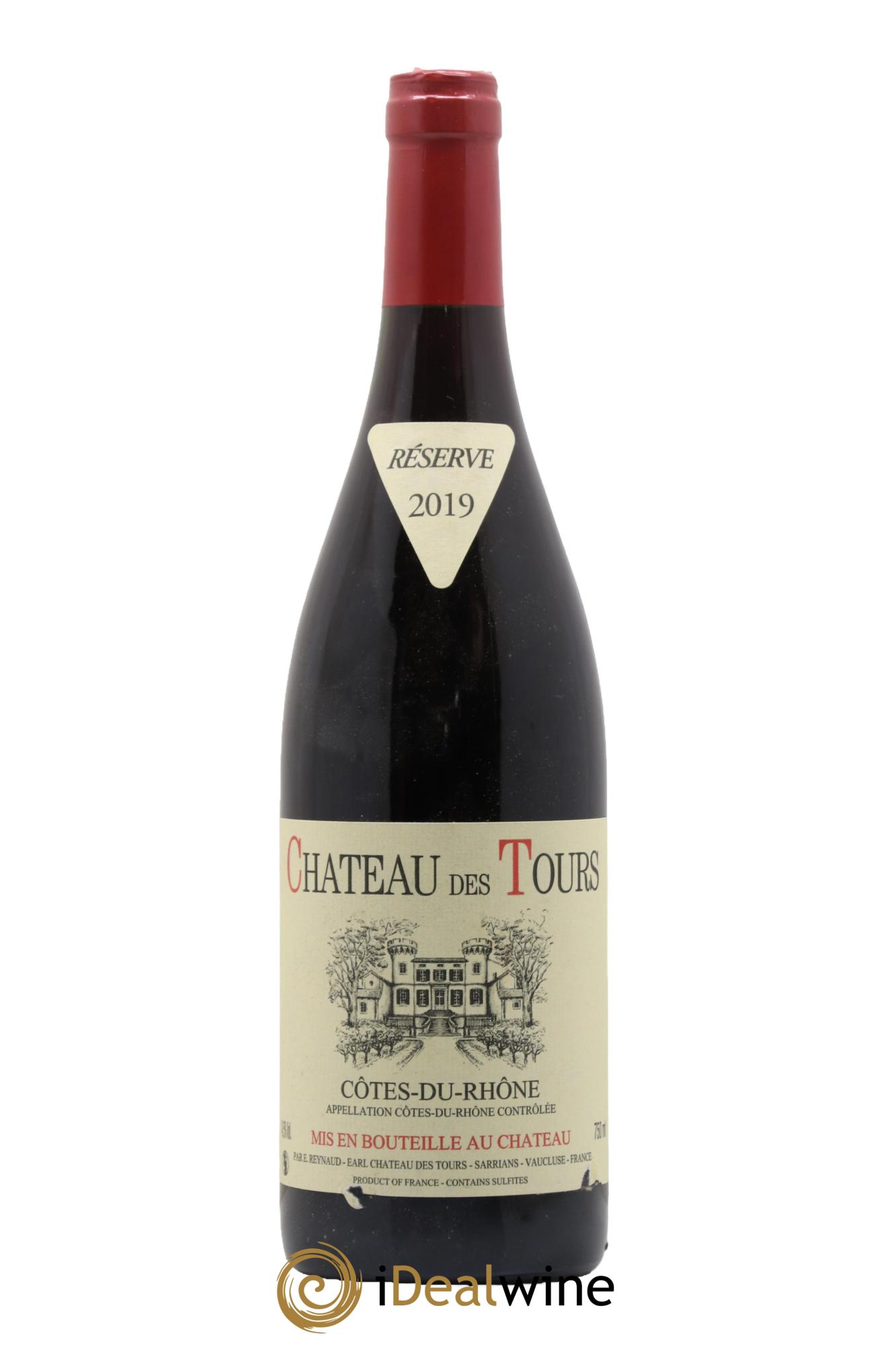 Côtes-du-Rhône Château des Tours Emmanuel Reynaud 2019 - Lot de 1 bouteille - 0