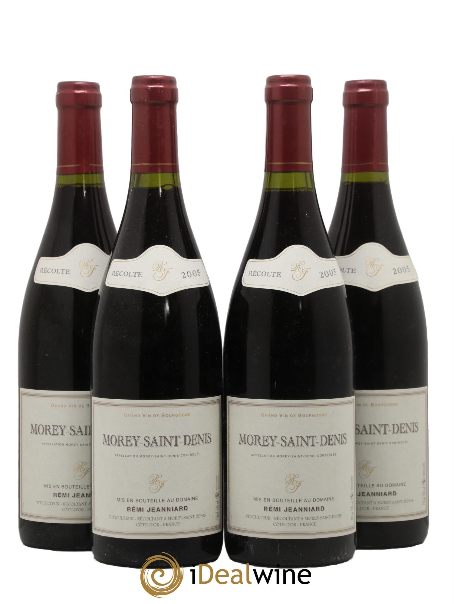 Morey-Saint-Denis Domaine Rémi Jeanniard 2005 - Lot de 4 bouteilles - 0