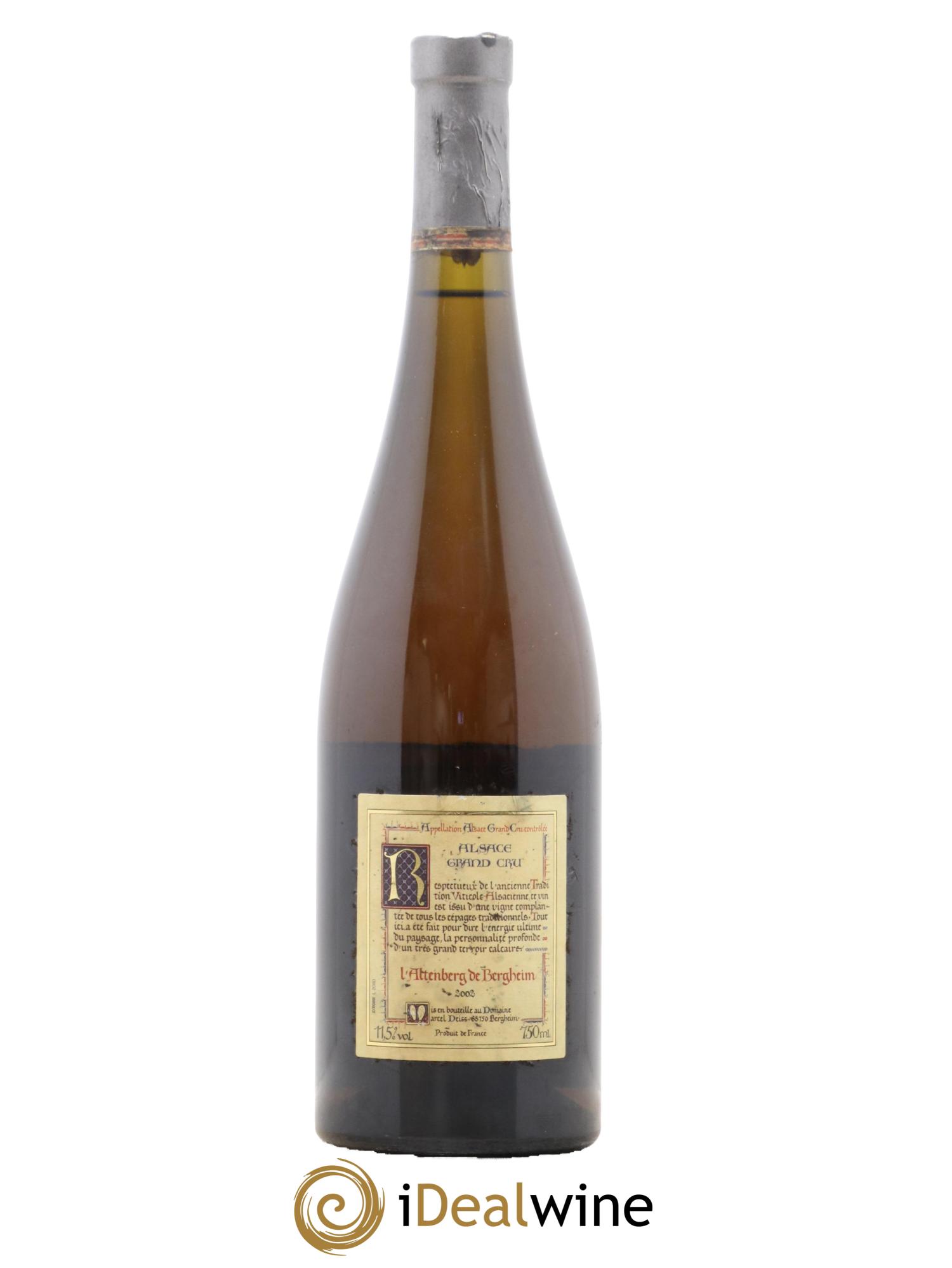 Alsace Grand Cru Altenberg de Bergheim Marcel Deiss (Domaine) 2001 - Posten von 1 Flasche - 1