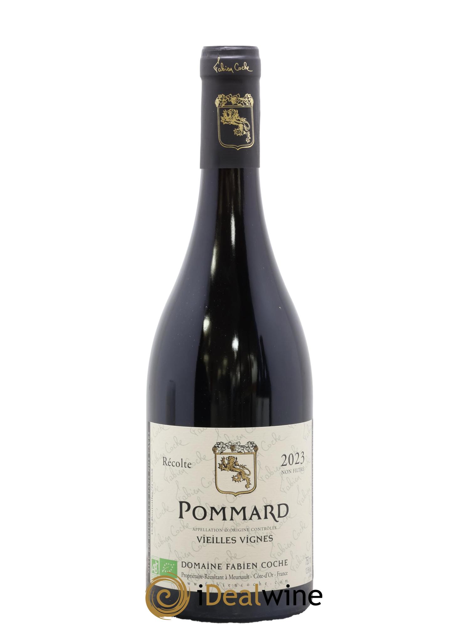Pommard Vieilles Vignes Fabien Coche 2023 - Lot de 1 bouteille - 0
