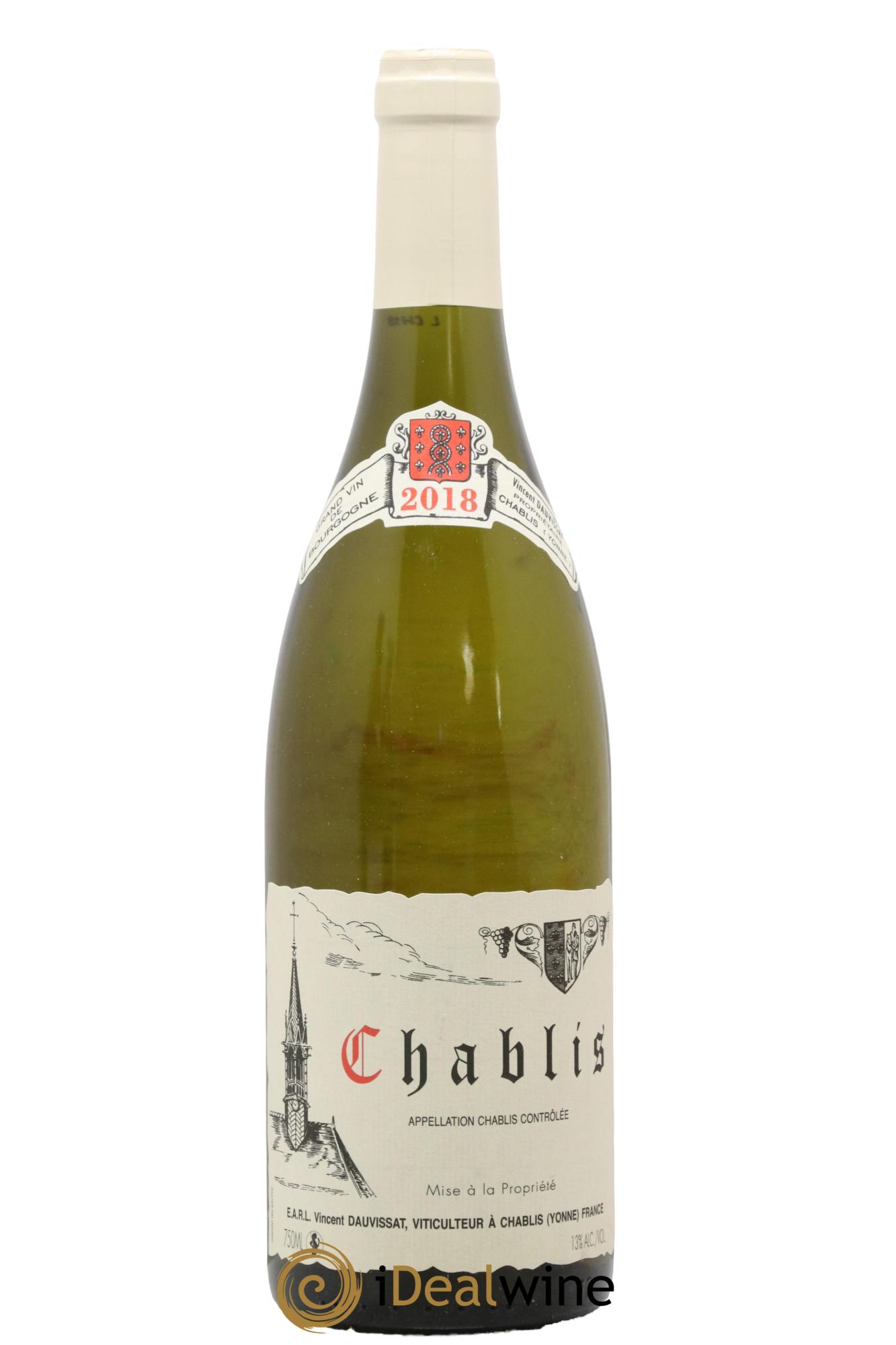 Chablis Vincent Dauvissat (Domaine) 2018 - Lot of 1 bottle - 0