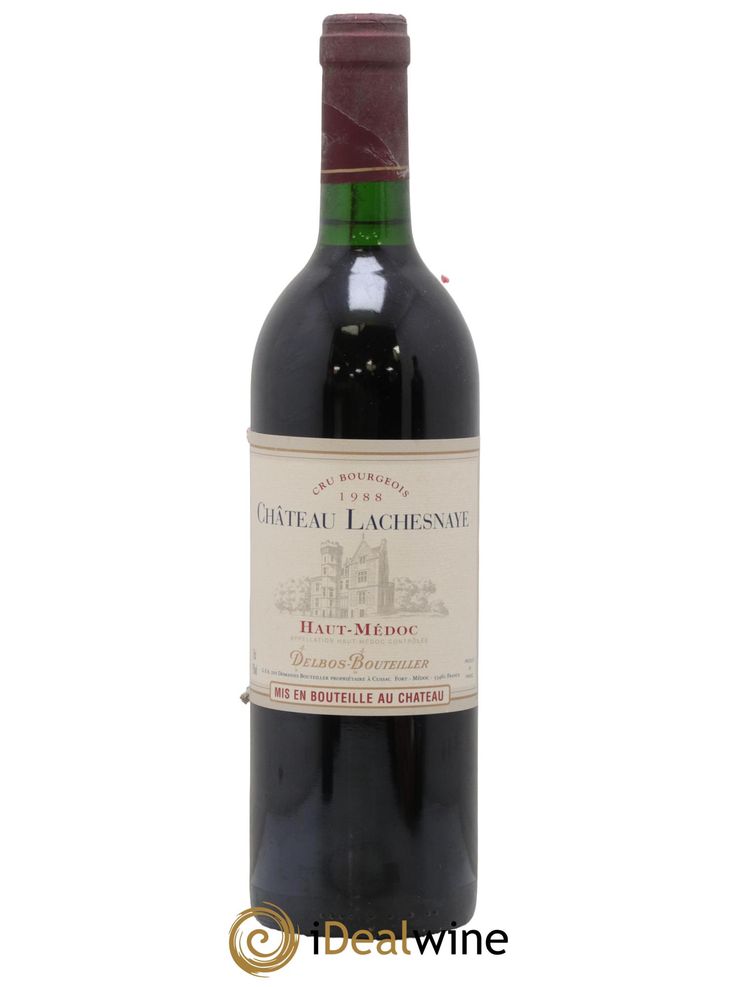 Château Lachesnaye Cru Bourgeois 1988 - Lotto di 1 bottiglia - 0