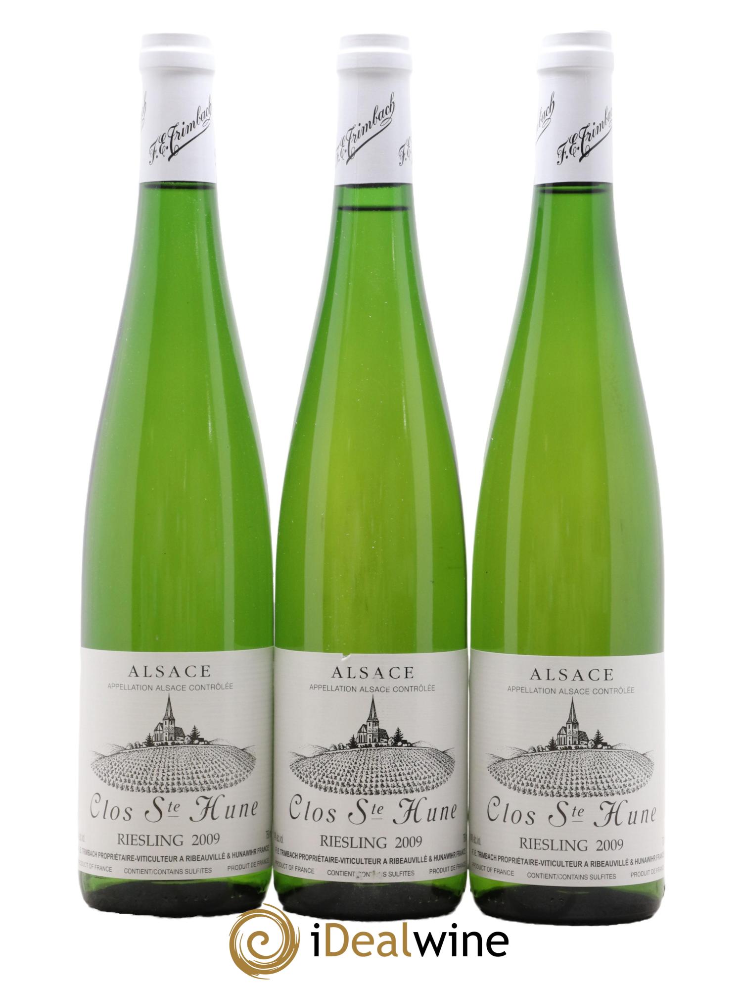 Alsace Riesling Clos Sainte-Hune Trimbach (Domaine) 2009 - Lot de 3 bouteilles - 0