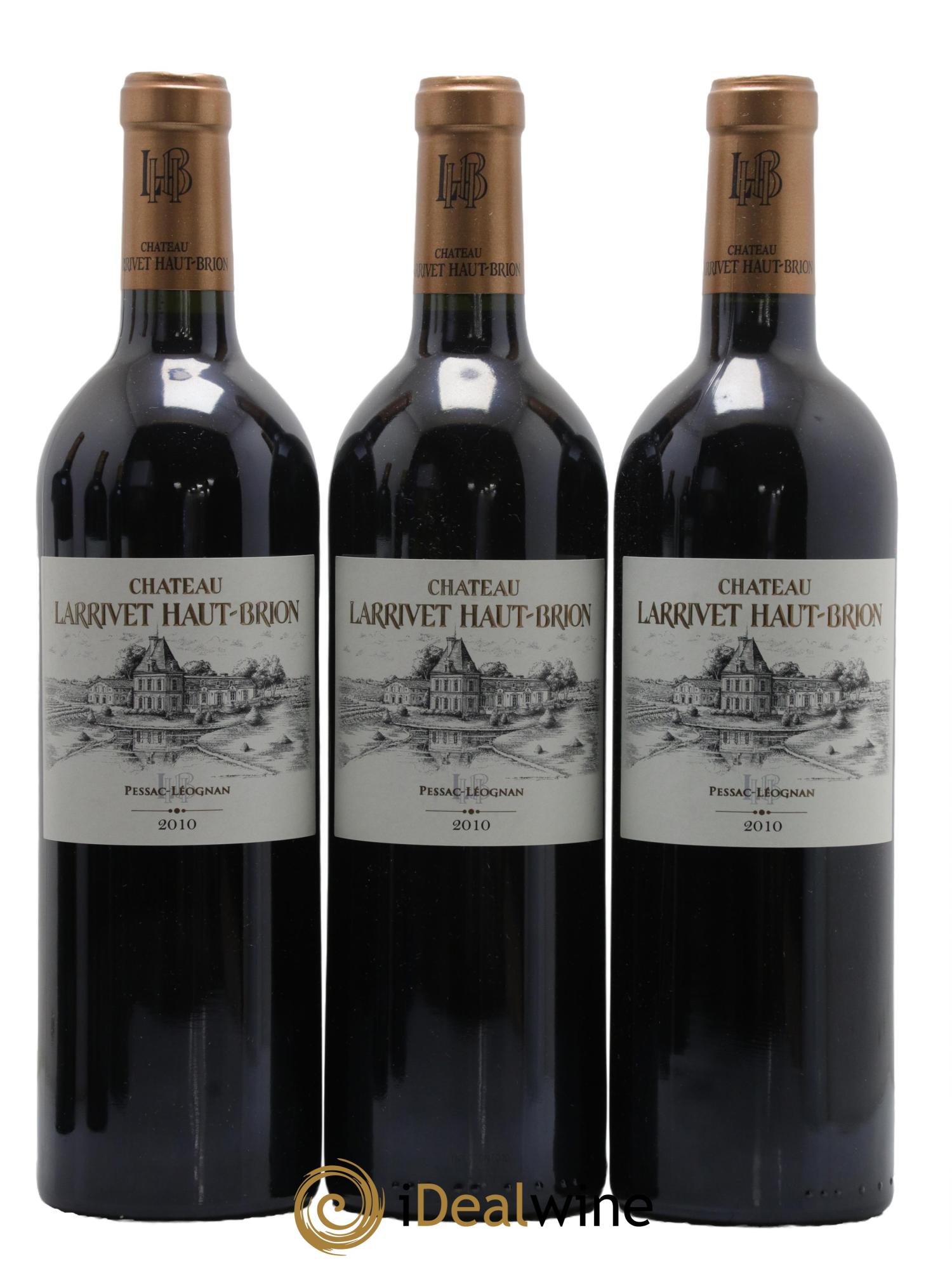 Château Larrivet Haut-Brion 2010 - Lot de 6 bouteilles - 2