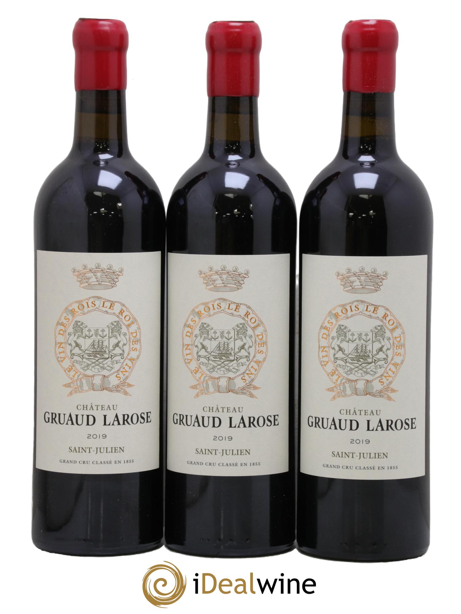 Château Gruaud Larose 2ème Grand Cru Classé 2019 - Lotto di 3 bottiglie - 0