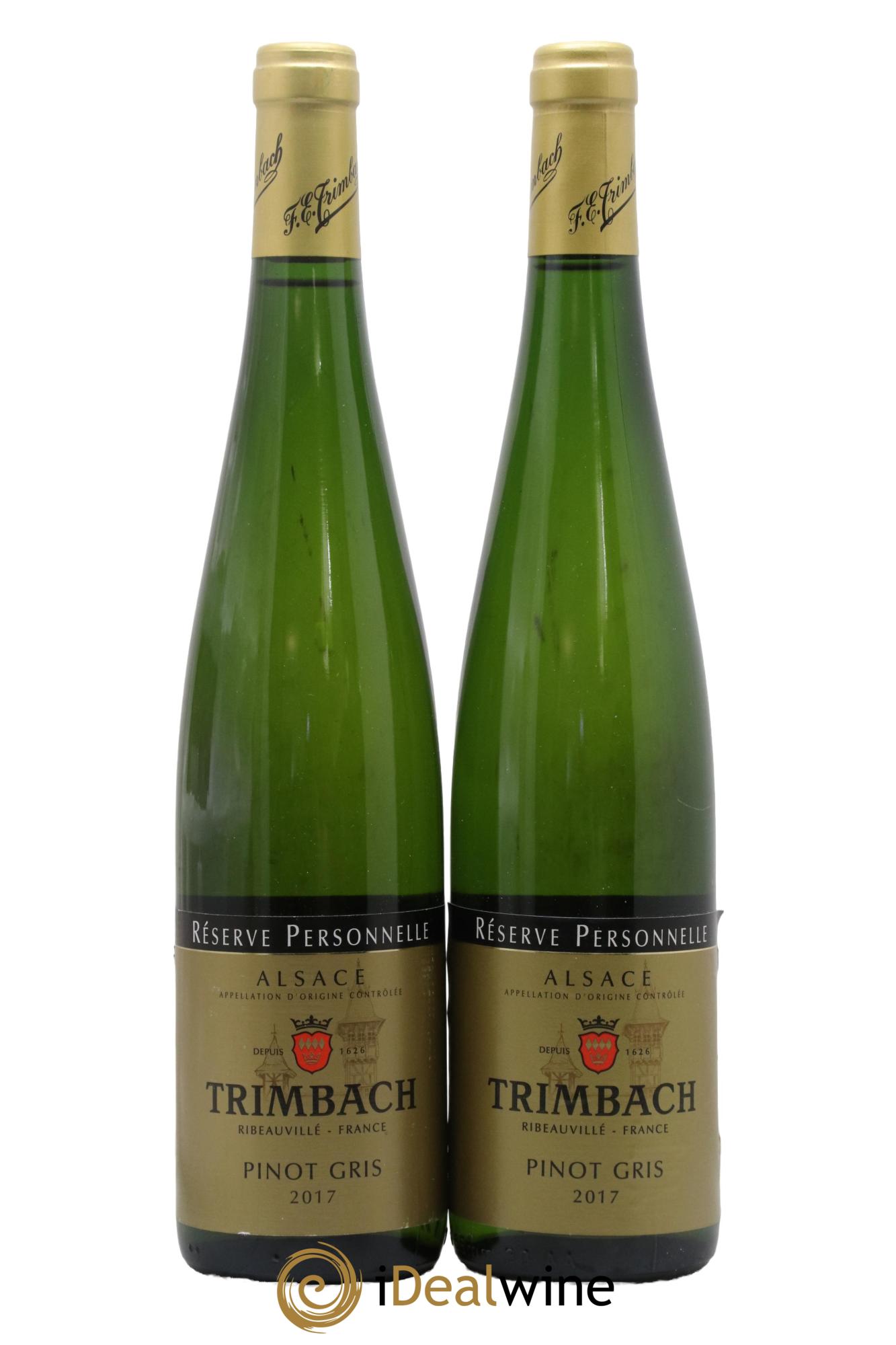 Alsace Pinot Gris Réserve Personnelle Trimbach (Domaine) 2017 - Lot de 2 bouteilles - 0