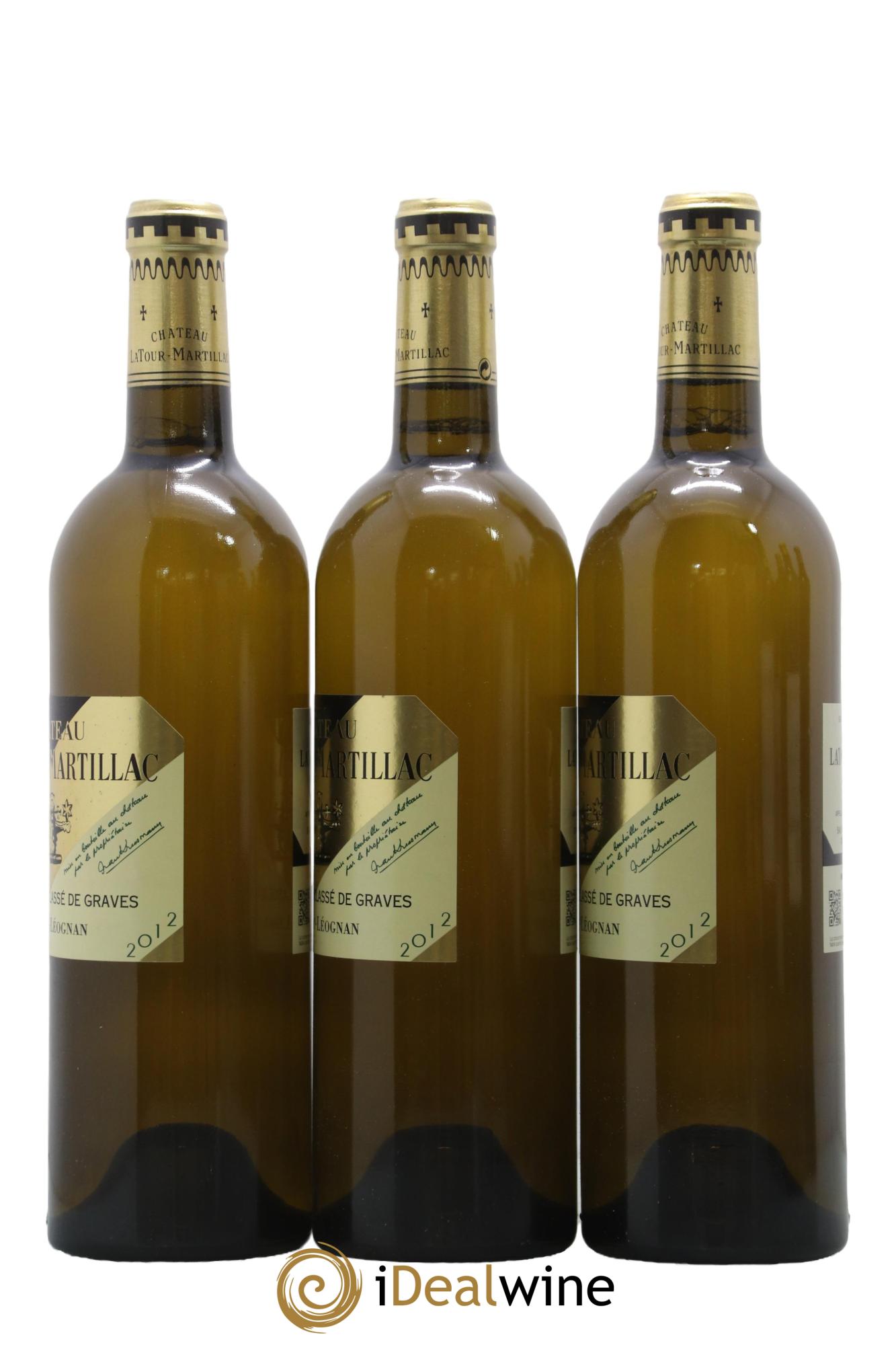 Château Latour-Martillac Cru Classé de Graves 2012 - Lotto di 3 bottiglie - 1