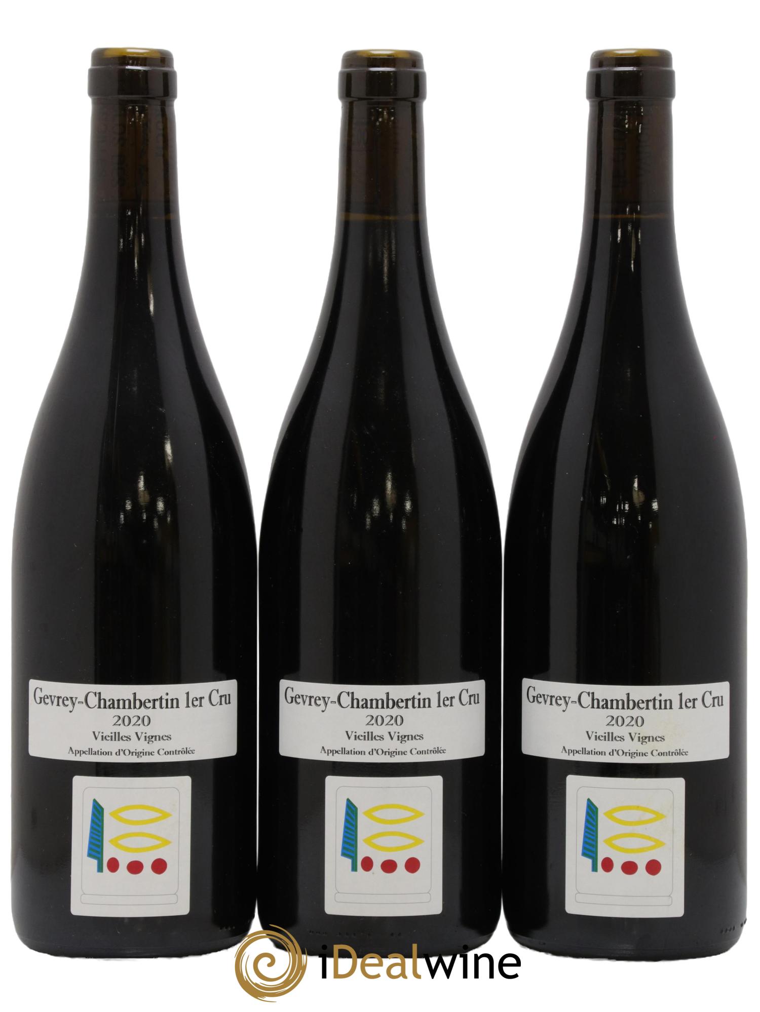 Gevrey-Chambertin 1er Cru Vieilles Vignes Prieuré Roch 2020 - Lot de 3 bouteilles - 0