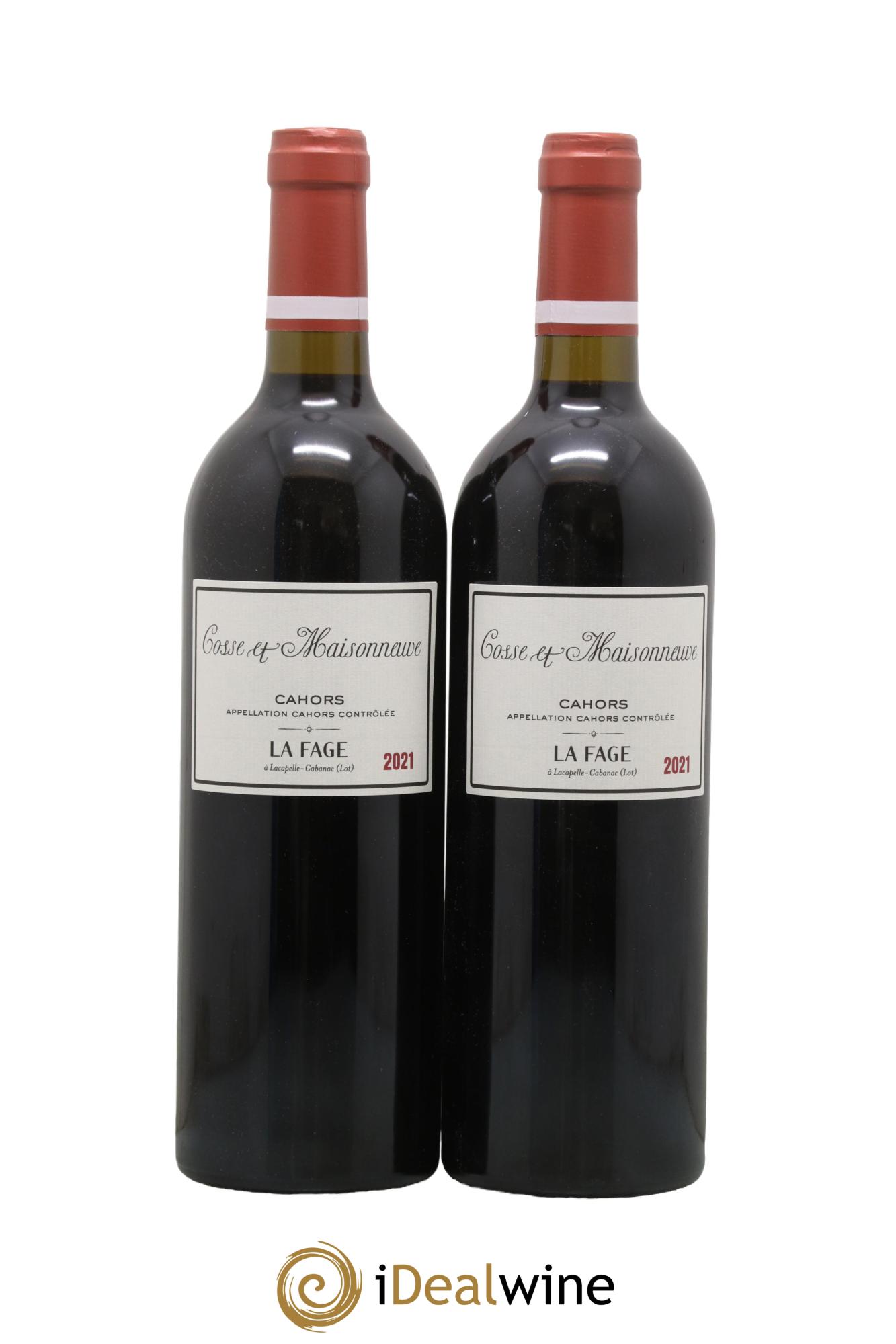 Cahors La Fage Cosse-Maisonneuve (Domaine) 2021 - Lot de 2 bouteilles - 0