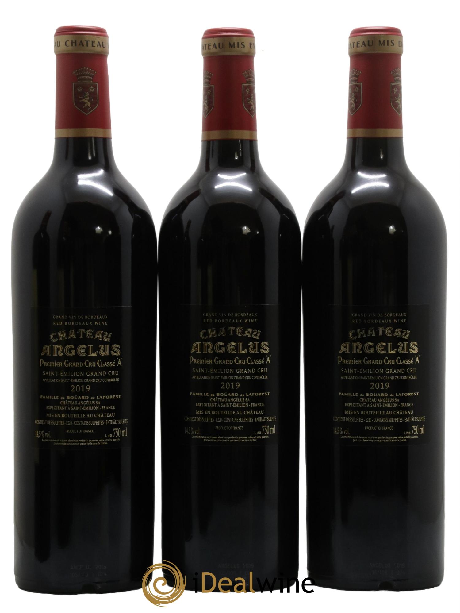 Château Angélus 1er Grand Cru Classé A 2019 - Lot de 6 bouteilles - 4
