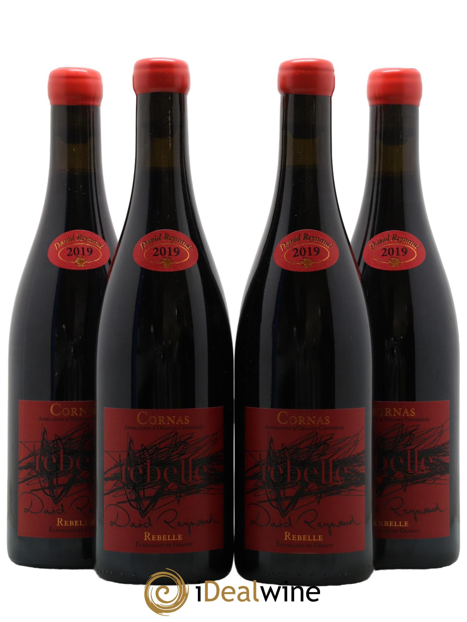 Cornas Rebelle David Reynaud 2019 - Lot de 4 bouteilles - 0