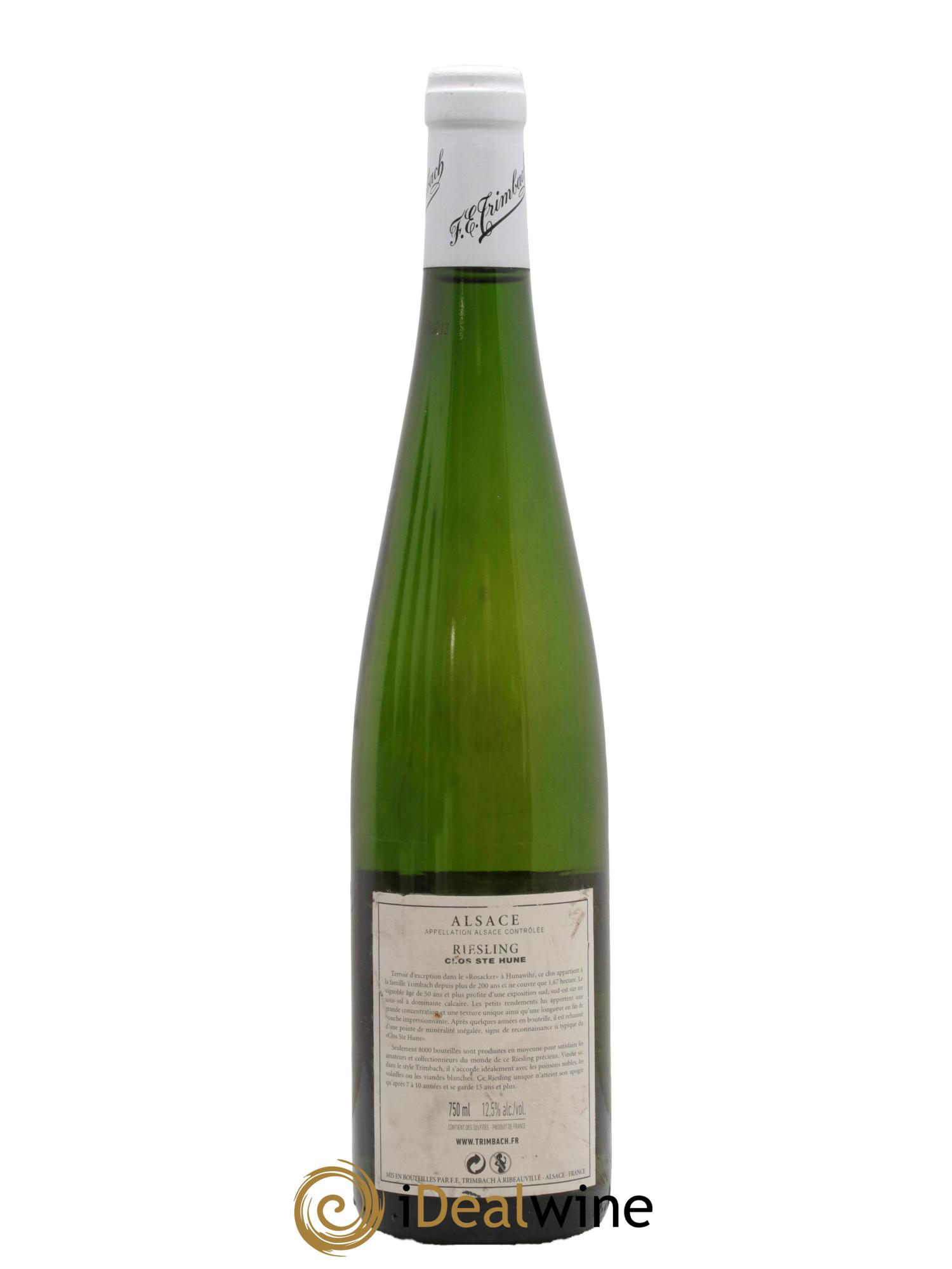 Alsace Riesling Clos Sainte-Hune Trimbach (Domaine) 2012 - Lot of 1 bottle - 1