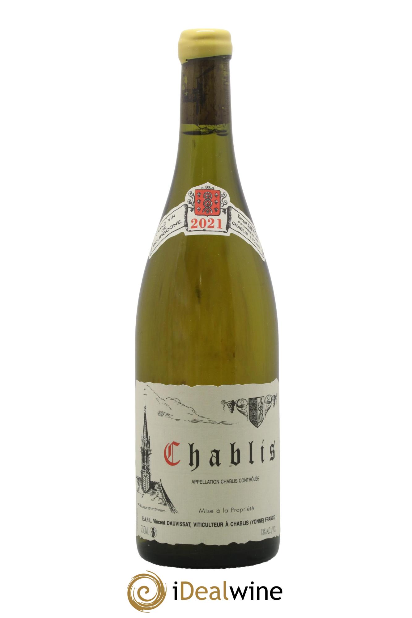 Chablis Vincent Dauvissat (Domaine) 2021 - Lot of 1 bottle - 0